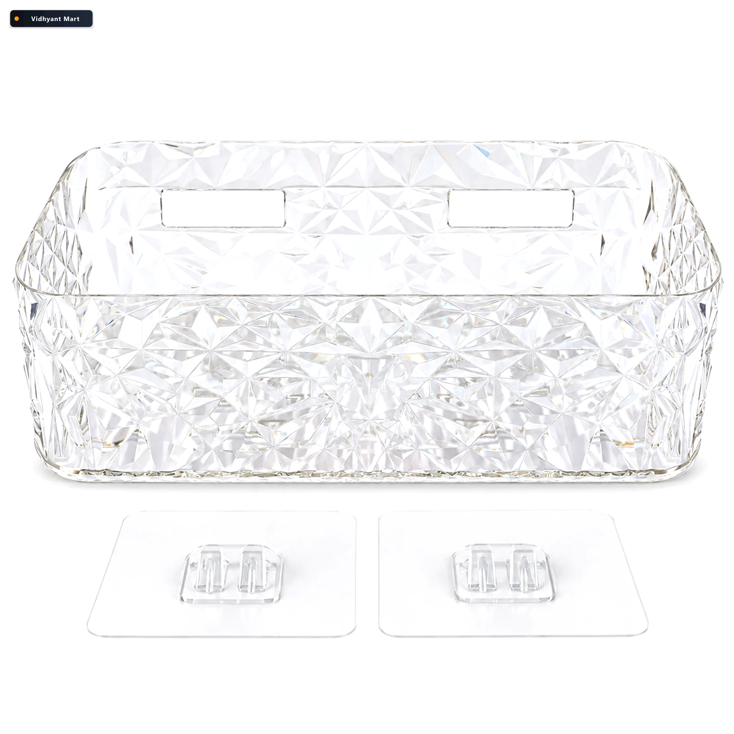 Vidhyant Mart Diamond Design Bathroom Wall Rack For Toiletries A 4