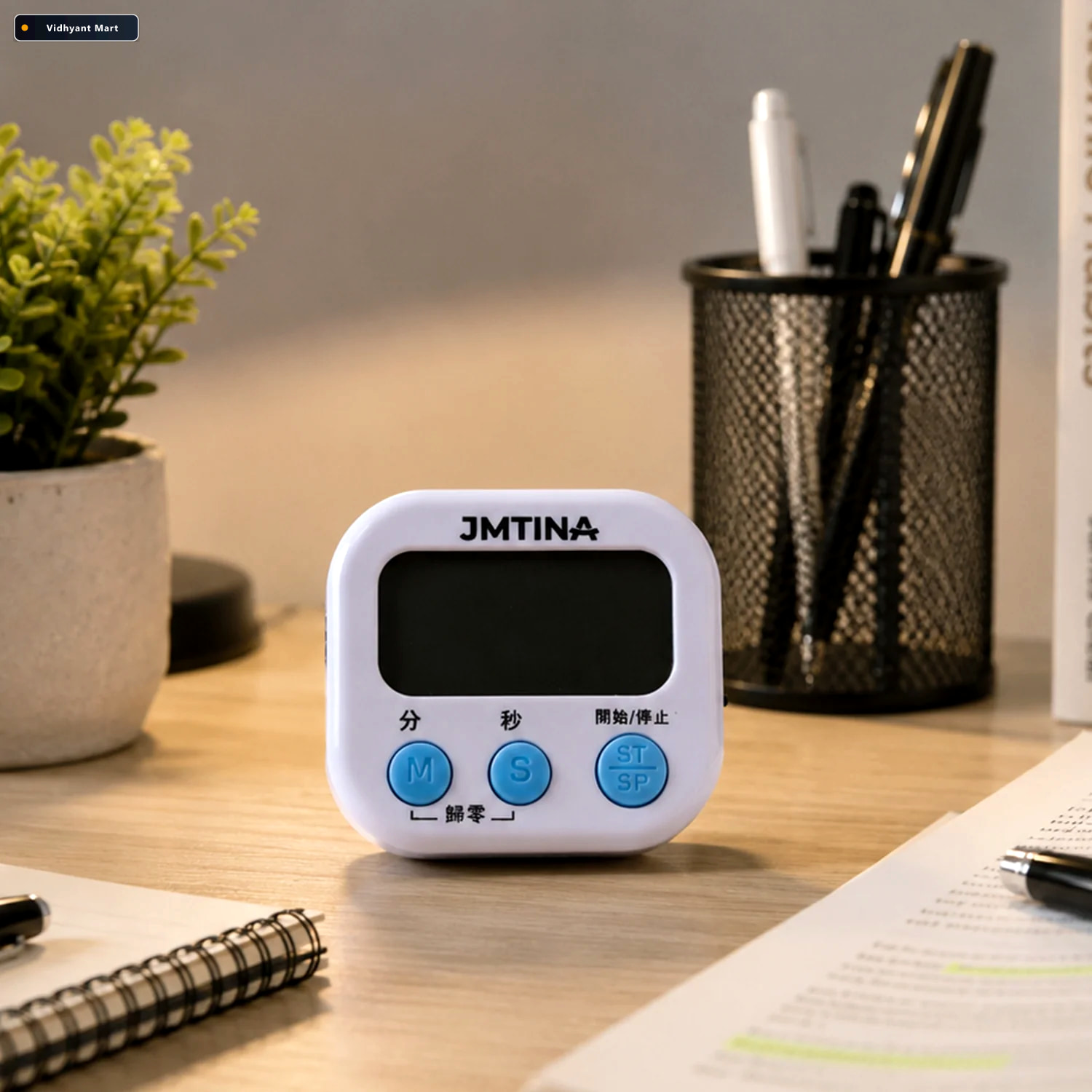 Vidhyant Mart Digital Kitchen Timer With Large Lcd Screen Loud A 3