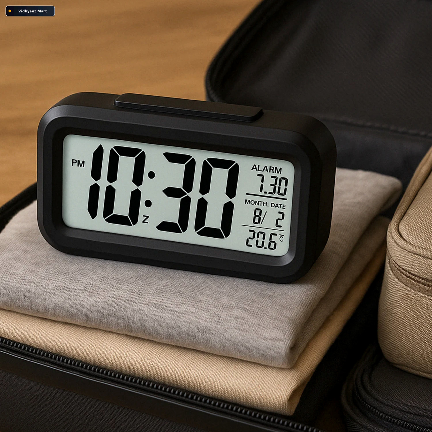 Vidhyant Mart Digital Led Alarm Clock With Temperature Display F 2