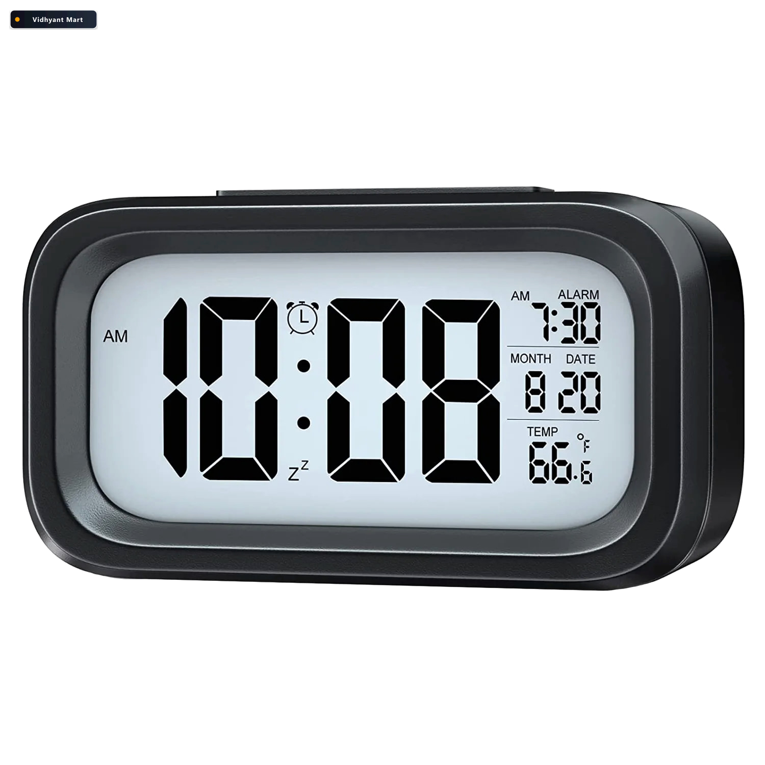 Vidhyant Mart Digital Led Alarm Clock With Temperature Display F 4
