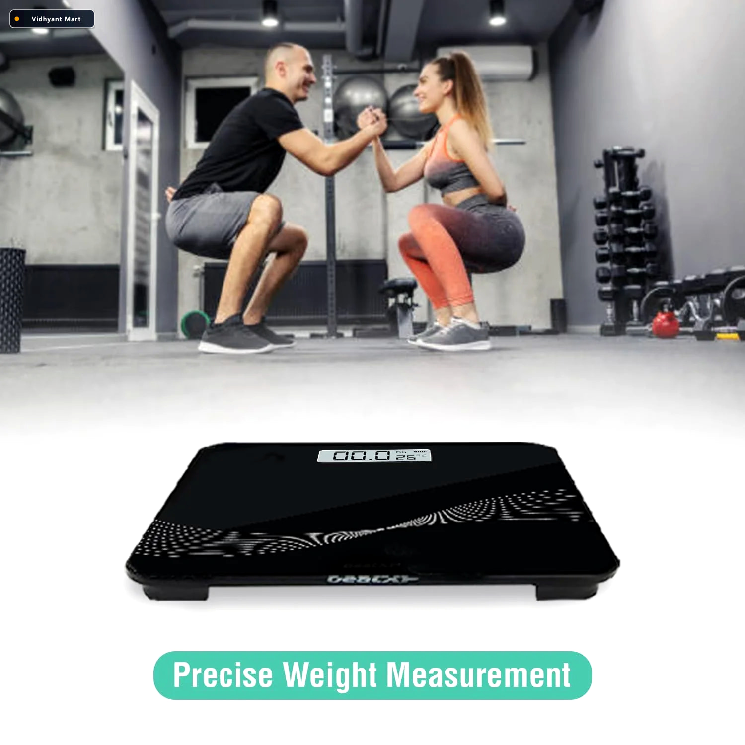 Vidhyant Mart Digital Personal Weight Scale Slim High Precision 2