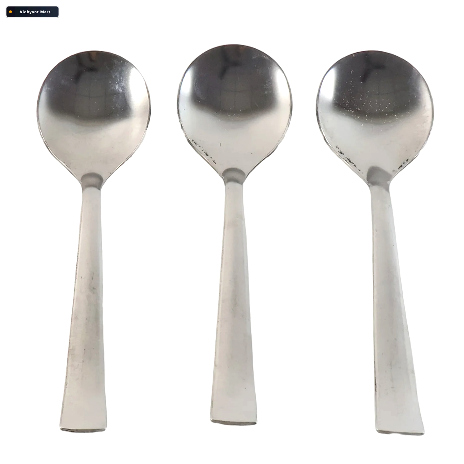Vidhyant Mart Dining Spoons Set Of 3 Rust Resistant Easy To Clea 4