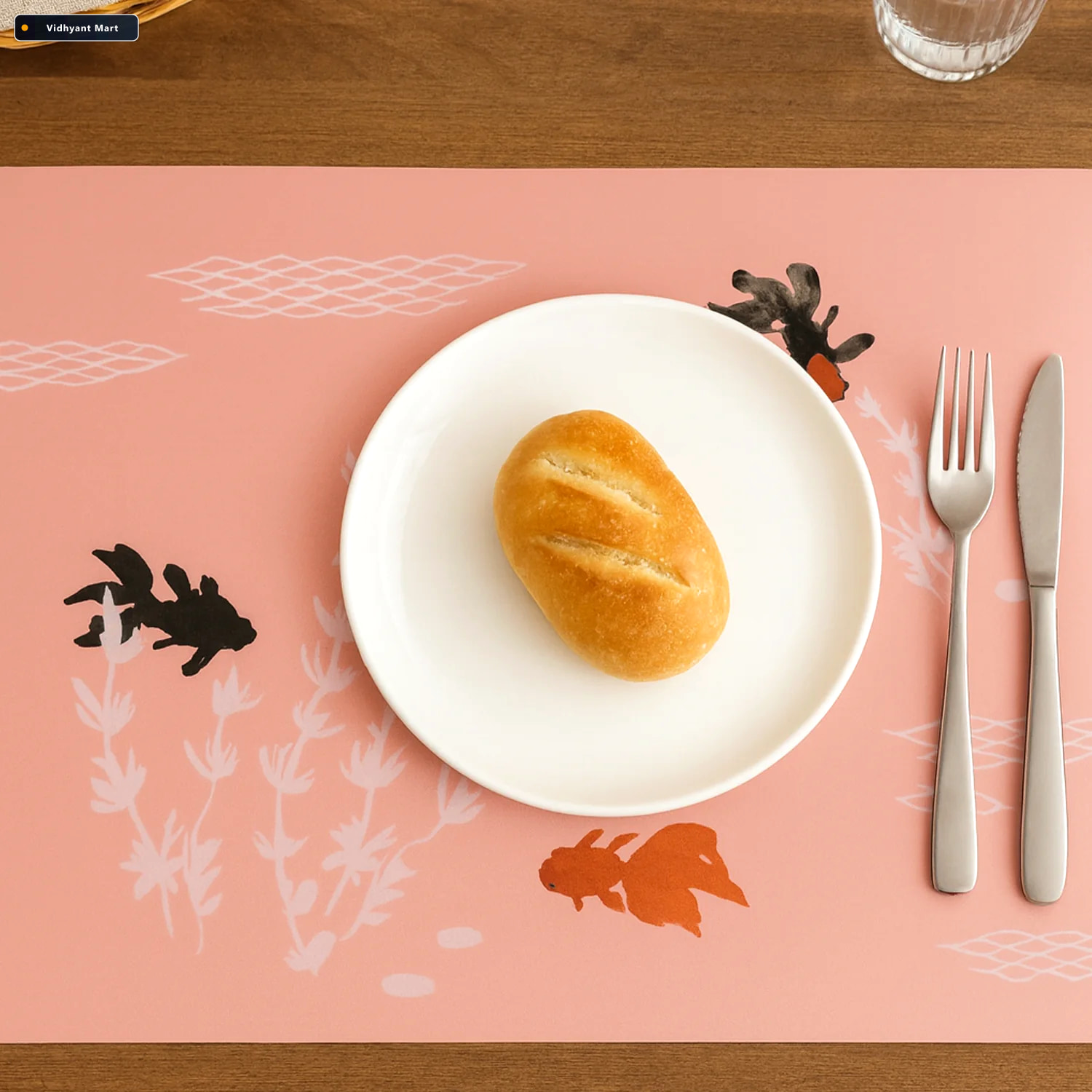 Vidhyant Mart Dining Table Placemats Elegant Heat Resistant Fish 2