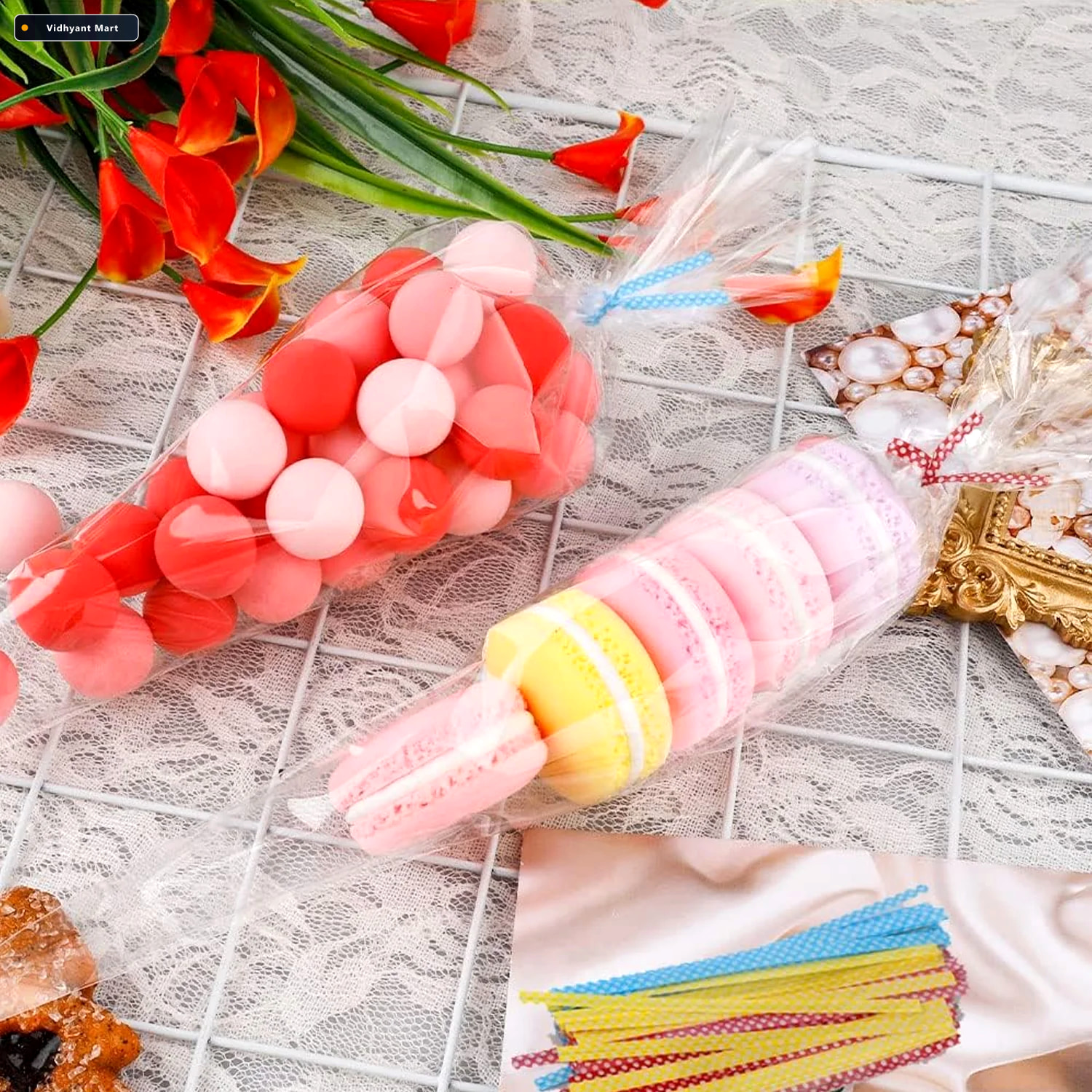 Vidhyant Mart Disposable Piping Bags 100 Pcs Small Set For Preci 1