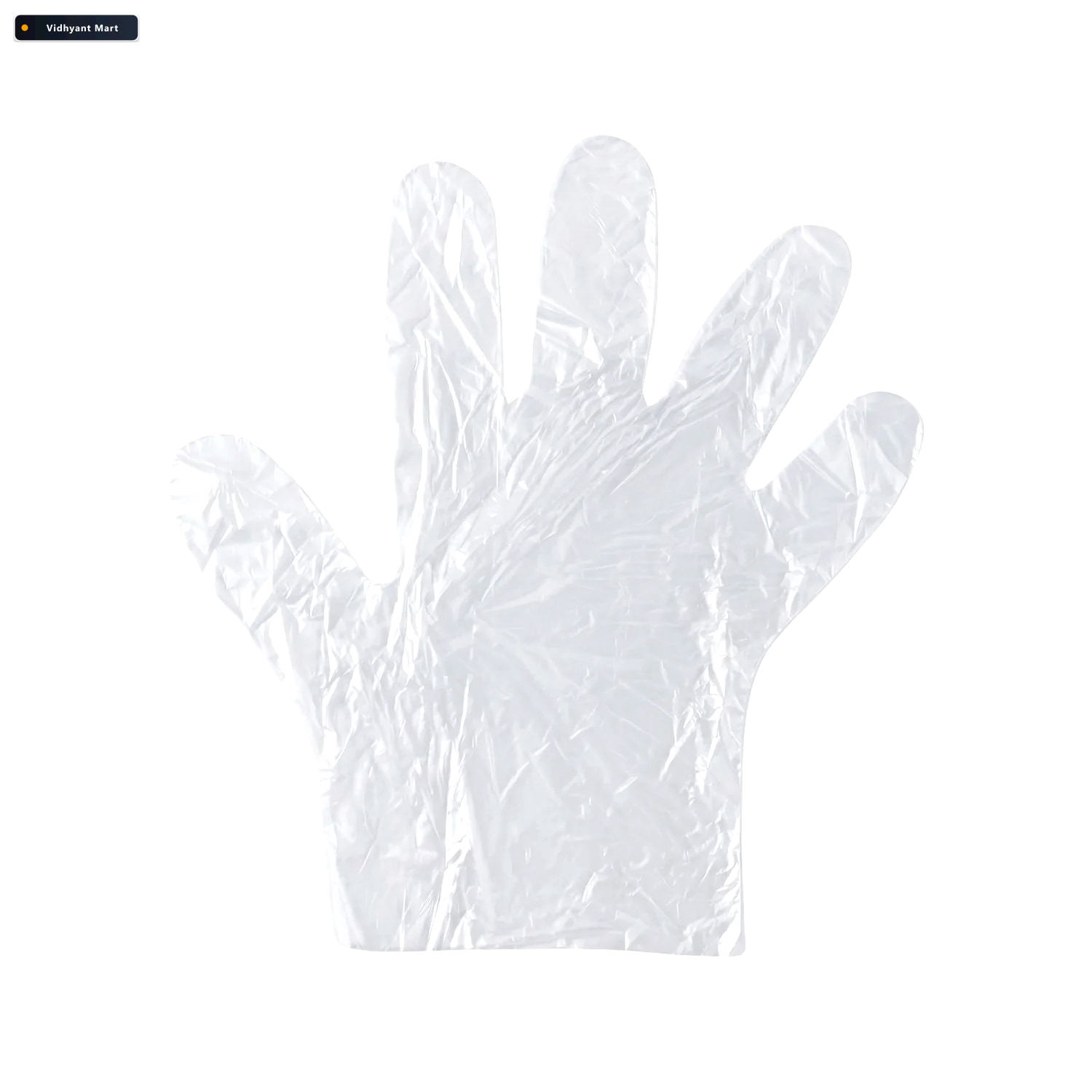 Vidhyant Mart Disposable Plastic Gloves Hygienic Food Cleaning P 3
