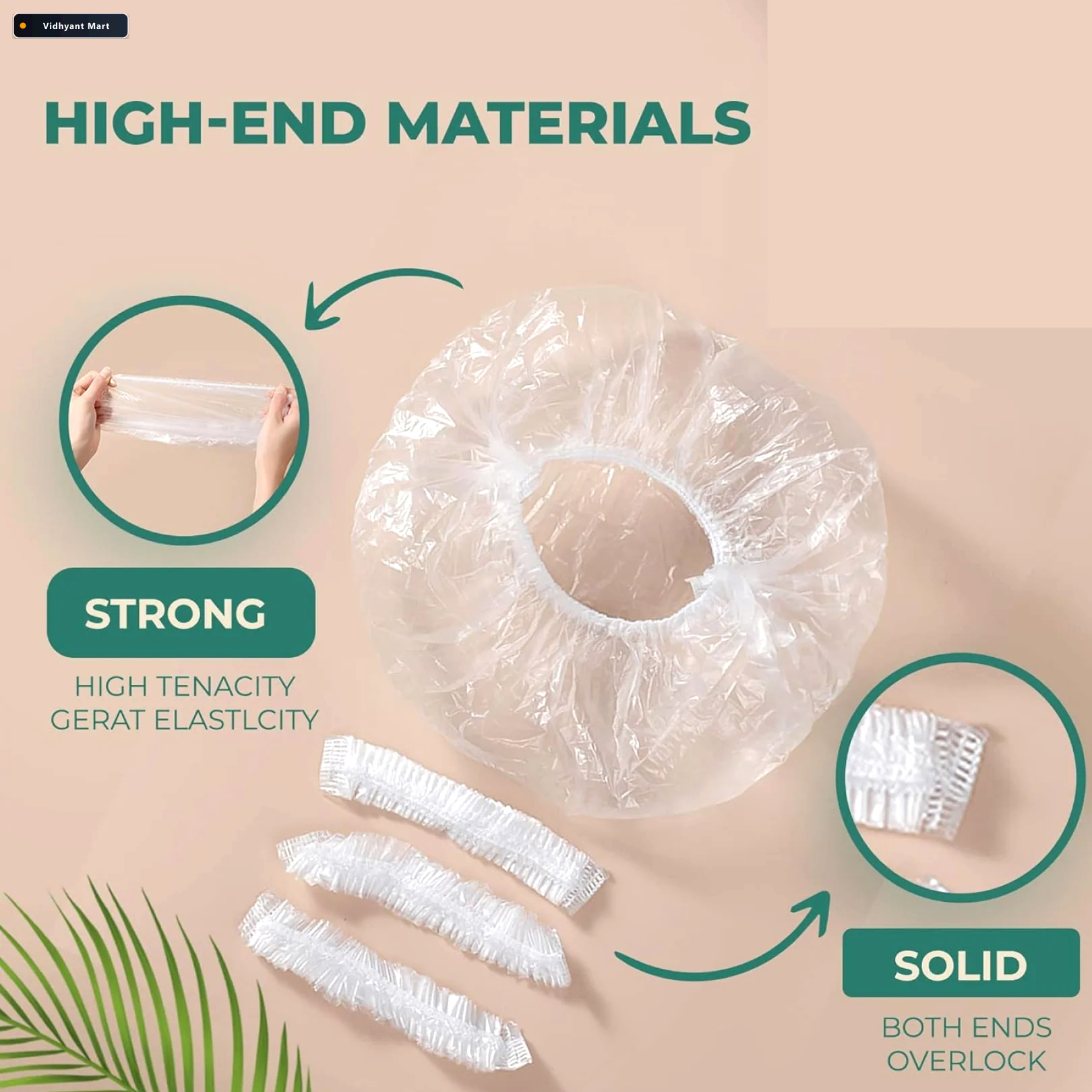 Vidhyant Mart Disposable Shower Cap Waterproof Hygienic Velvablo 3