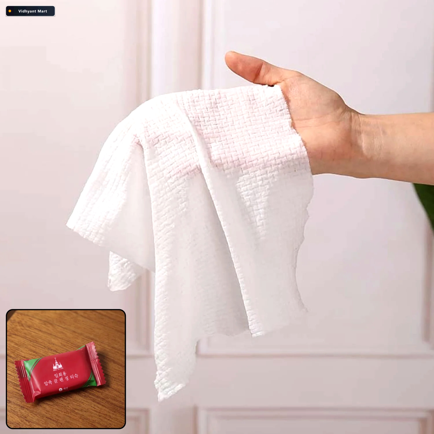 Vidhyant Mart Disposable Travel Towel Ultra Soft Quick Dry Xcelc 2