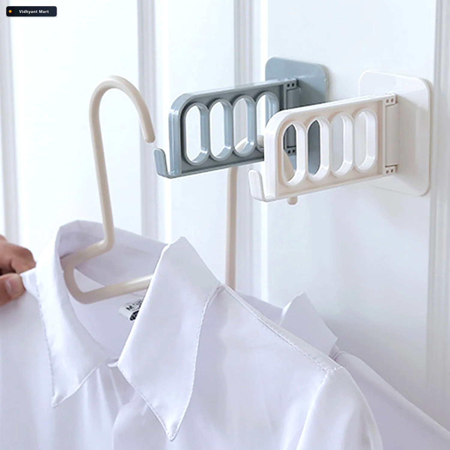 Vidhyant Mart Door Hook For Bathroom Kitchen Abs Plastic Glimmer 2