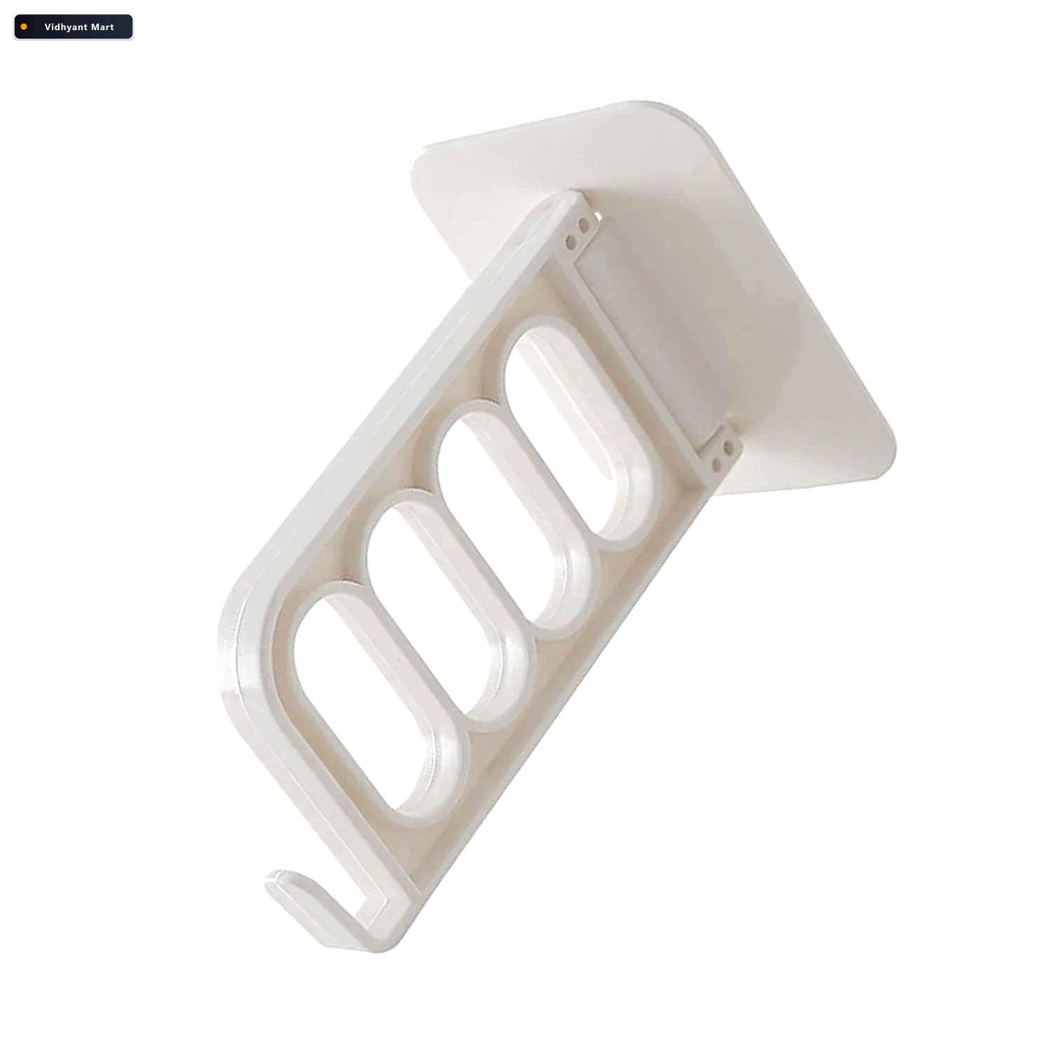 Vidhyant Mart Door Hook For Bathroom Kitchen Abs Plastic Glimmer 4