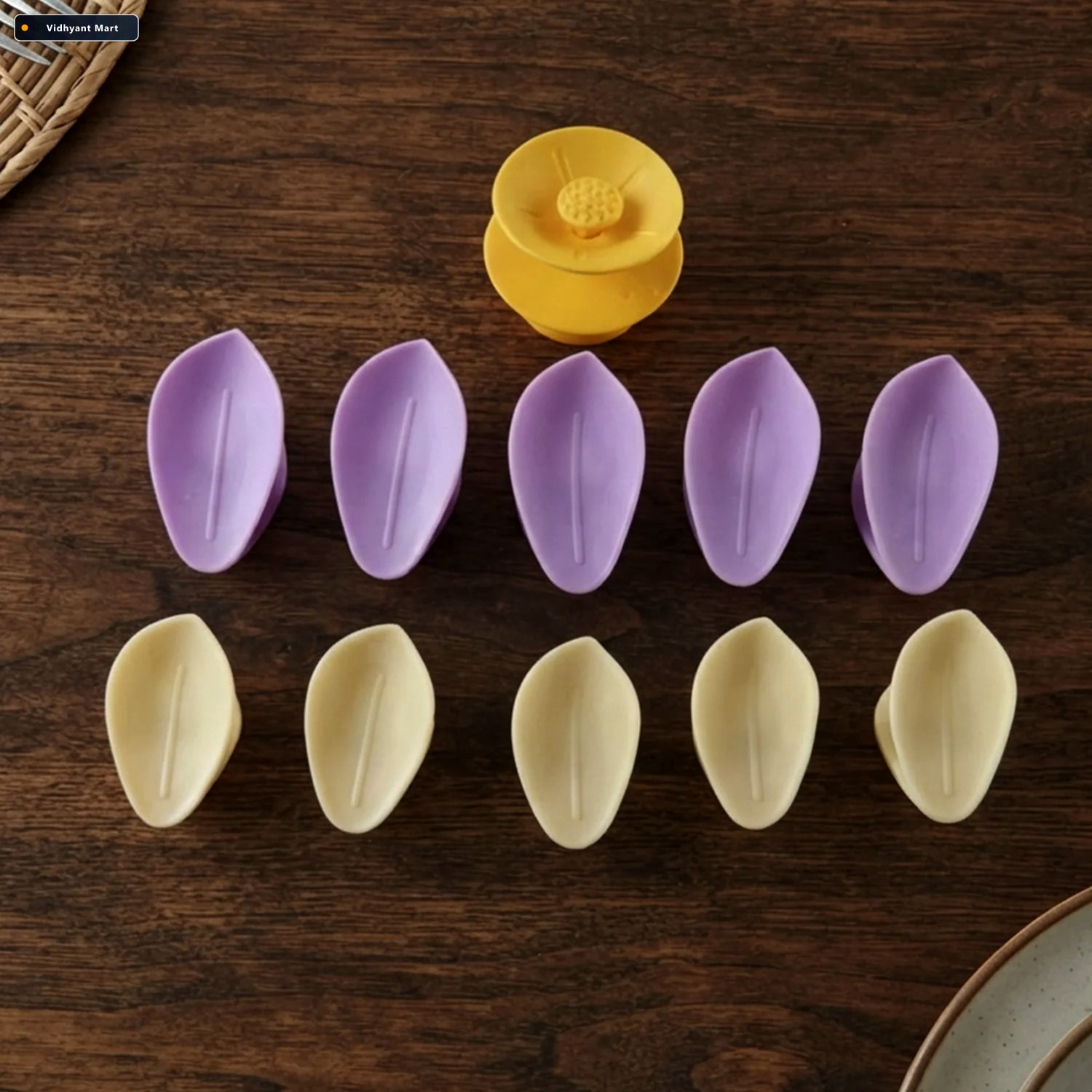 Vidhyant Mart Double Layer Plastic Flower Food Bag Sealing Clips 3