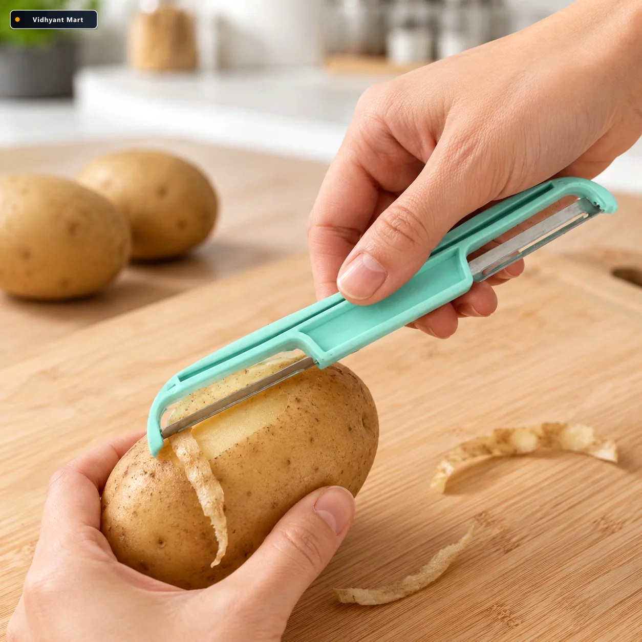 Vidhyant Mart Double Side Potato Peeler Durable Stainless Steel 1