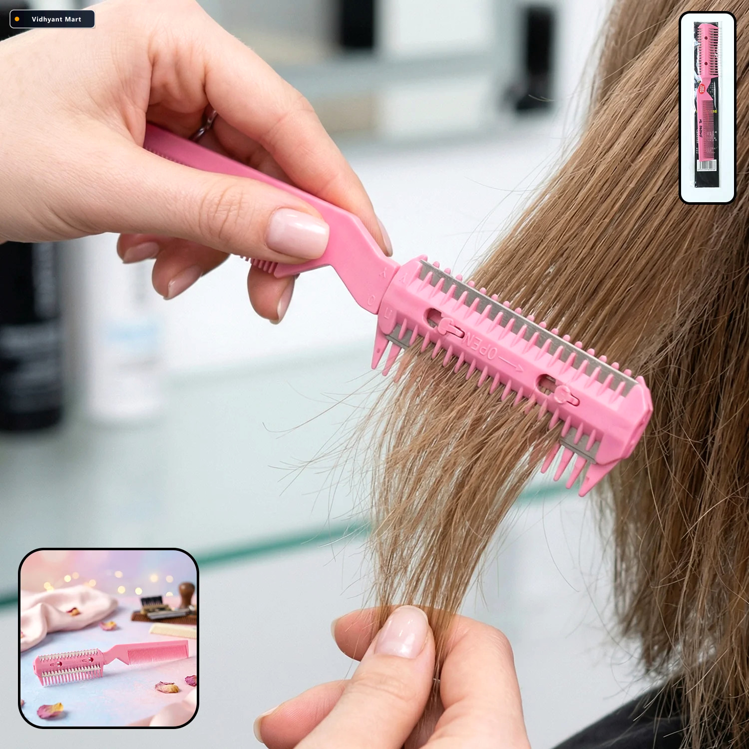 Vidhyant Mart Double Sided Hair Cutting Comb Precise Thinning St 1