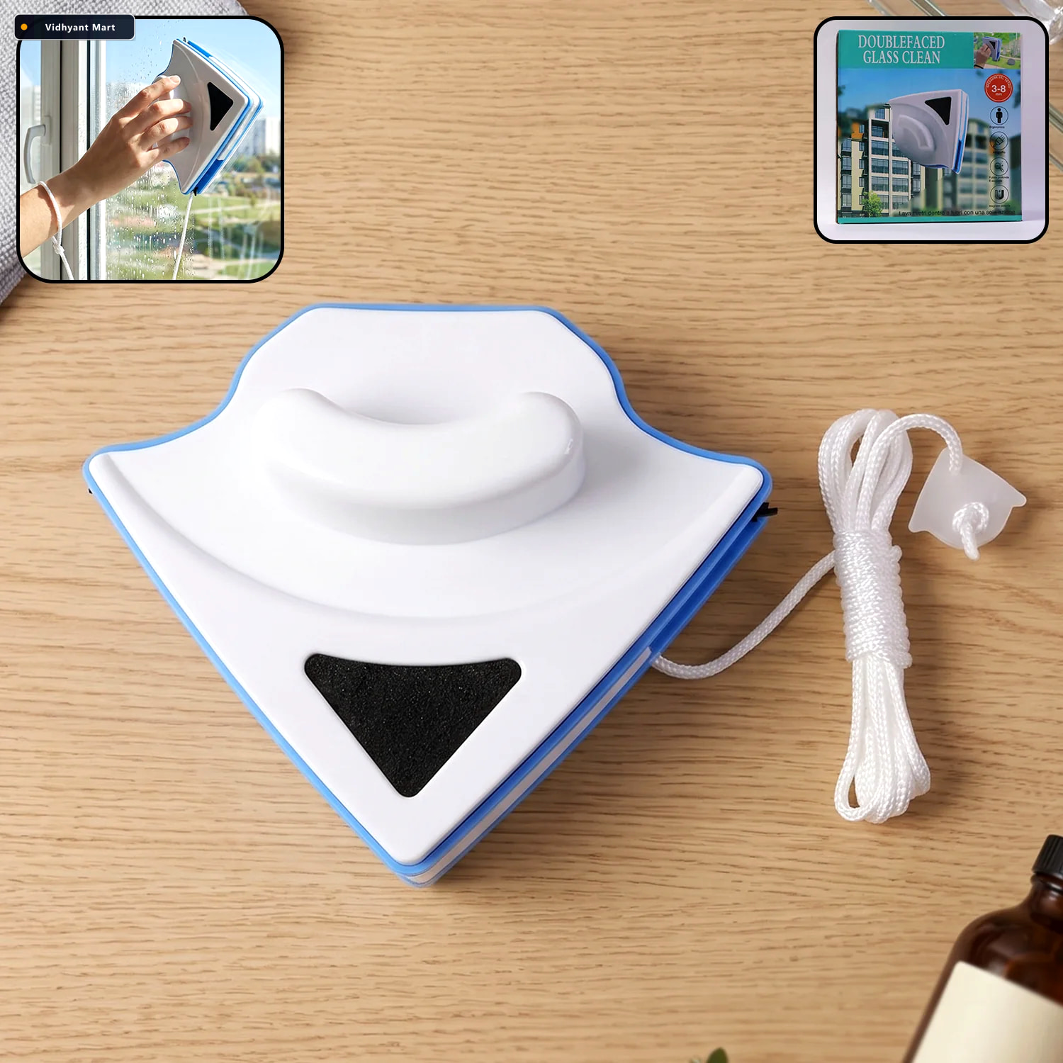 Vidhyant Mart Double Sided Magnetic Window Cleaner Effortless In 2