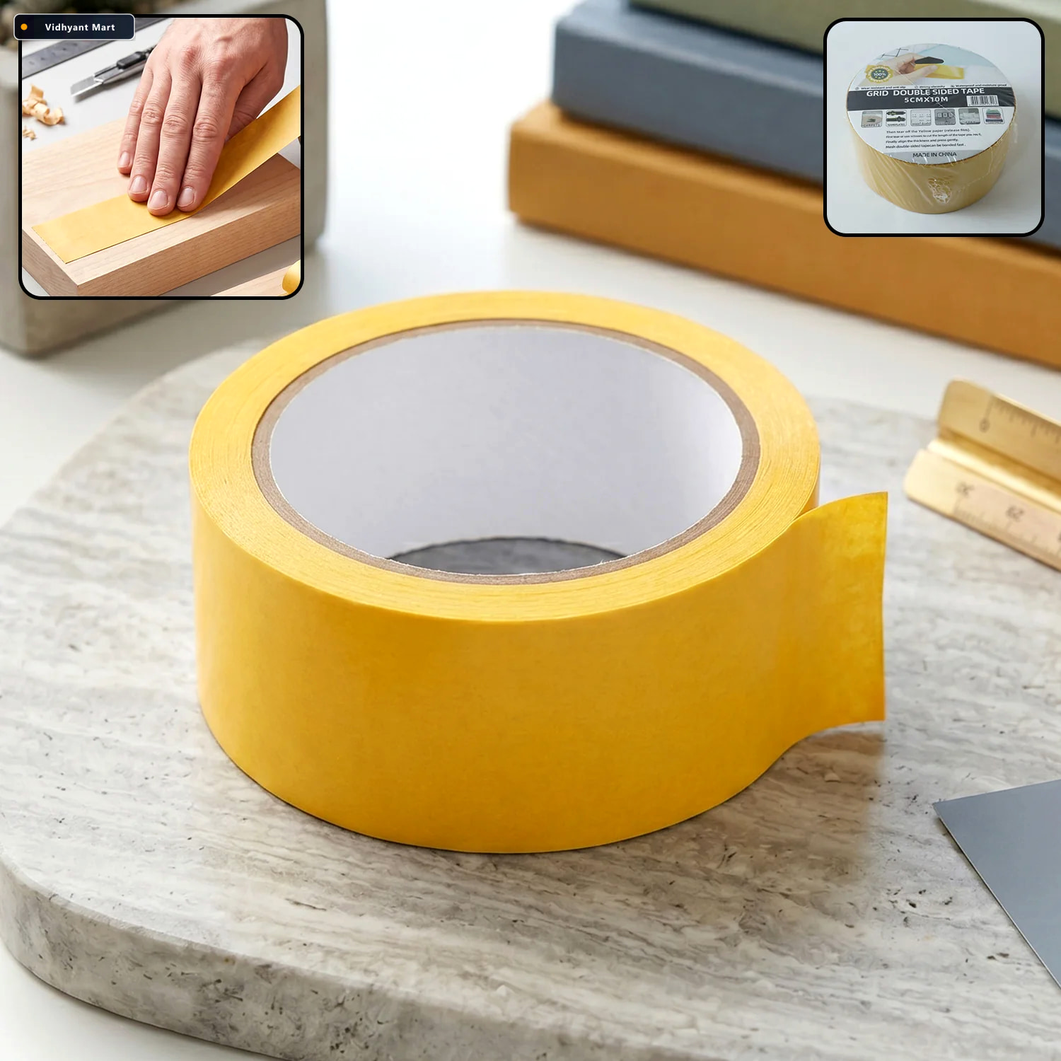 Vidhyant Mart Double Sided Tape Waterproof Transparent Mesh For 2