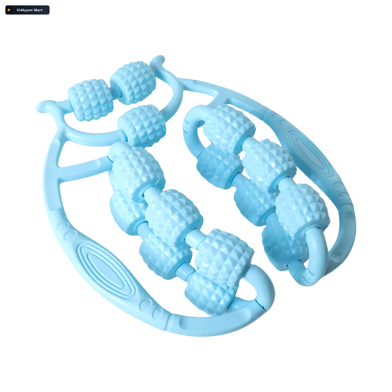 Vidhyant Mart Double Wheel Muscle Massager Deep Tissue Pain Reli 4