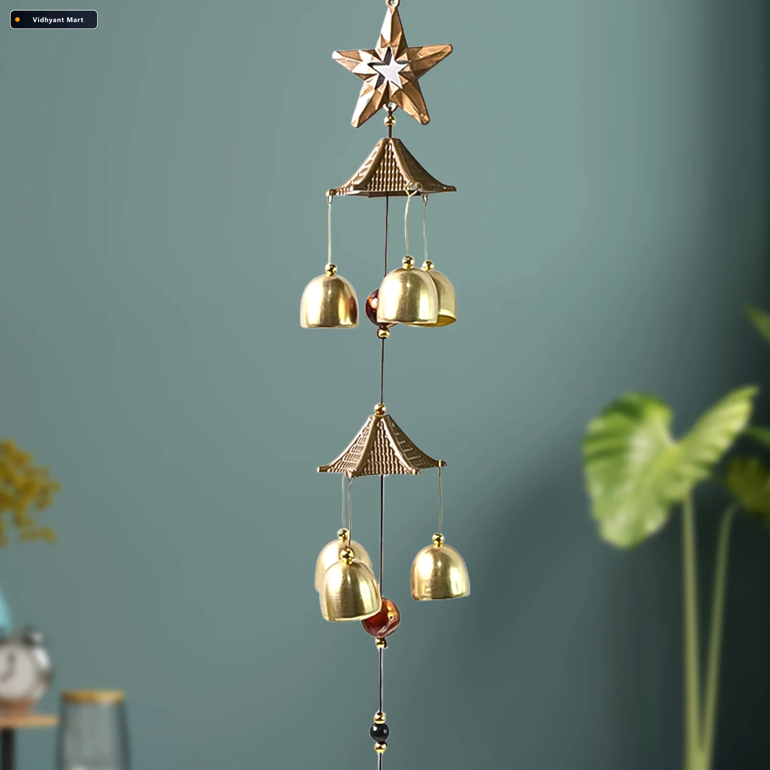 Vidhyant Mart Dragonfly Wind Chimes Soothing Outdoor Decor With 1
