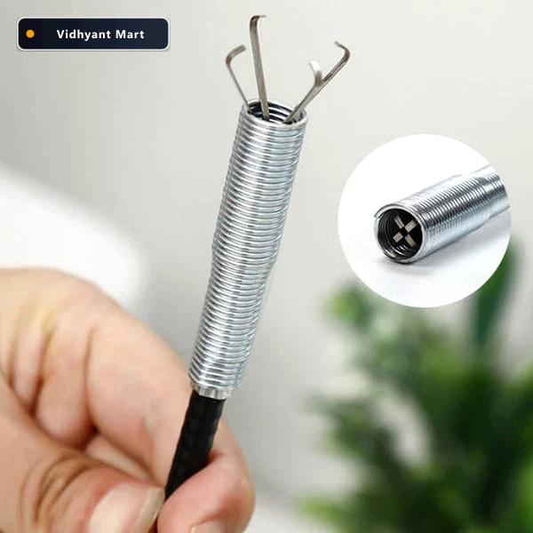 Vidhyant Mart Drain Cleaner Tool 290cm Flexible Pipe Clog Remove 2