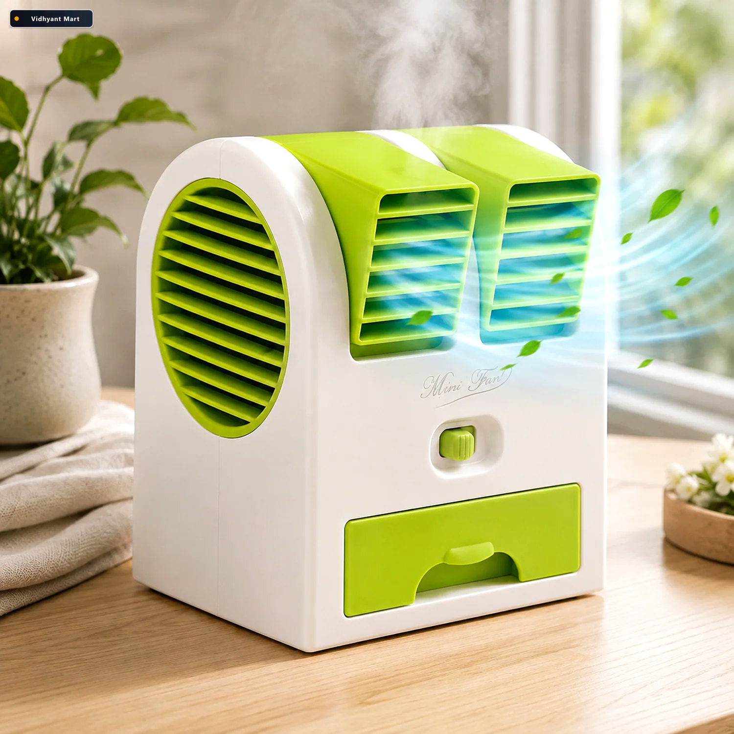 Vidhyant Mart Dual Bladeless Mini Air Conditioner Usb Fragrance 1