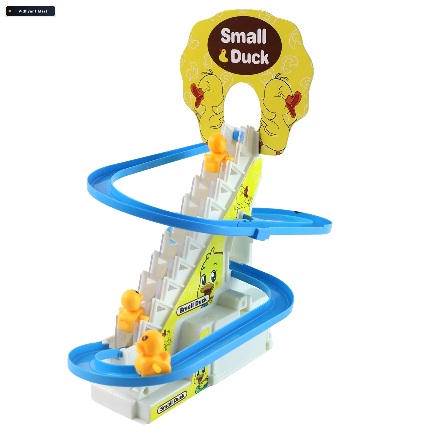 Vidhyant Mart Duck Climb Stairs Toy Interactive Music Light Play 4