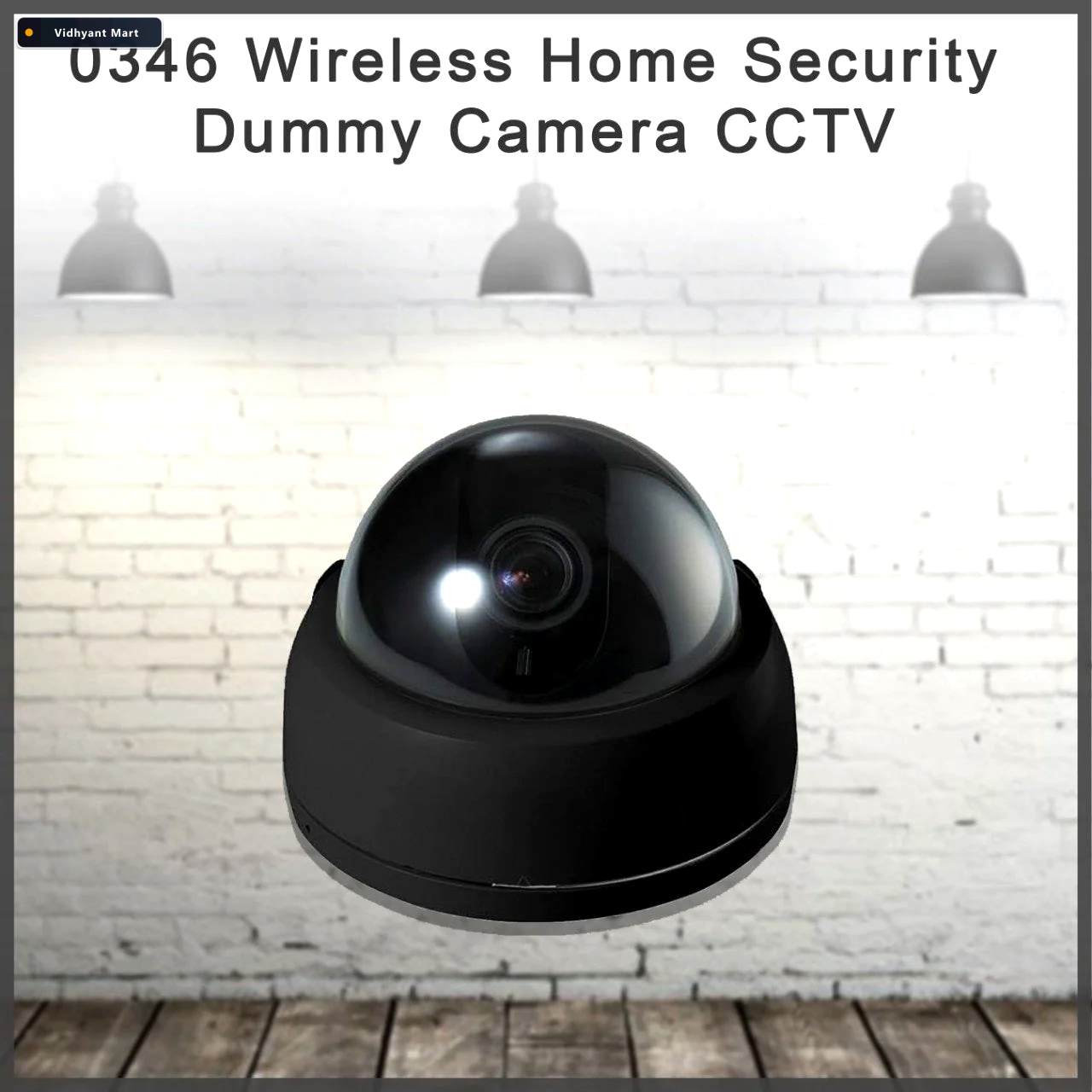 Vidhyant Mart Dummy Security Camera Wireless Realistic Home Dete 3