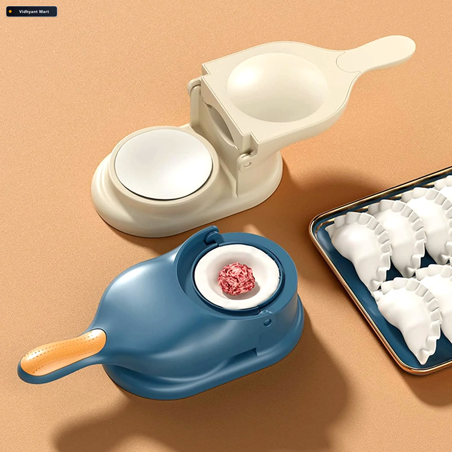 Vidhyant Mart Dumpling Maker 2 In 1 Gujiya Momos Press Puri Pres 2