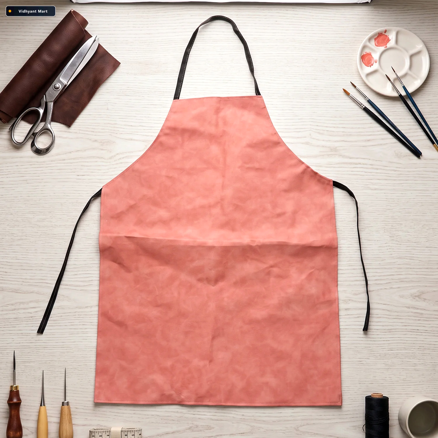 Vidhyant Mart Durable Premium Kitchen Apron With Adjustable Neck 3