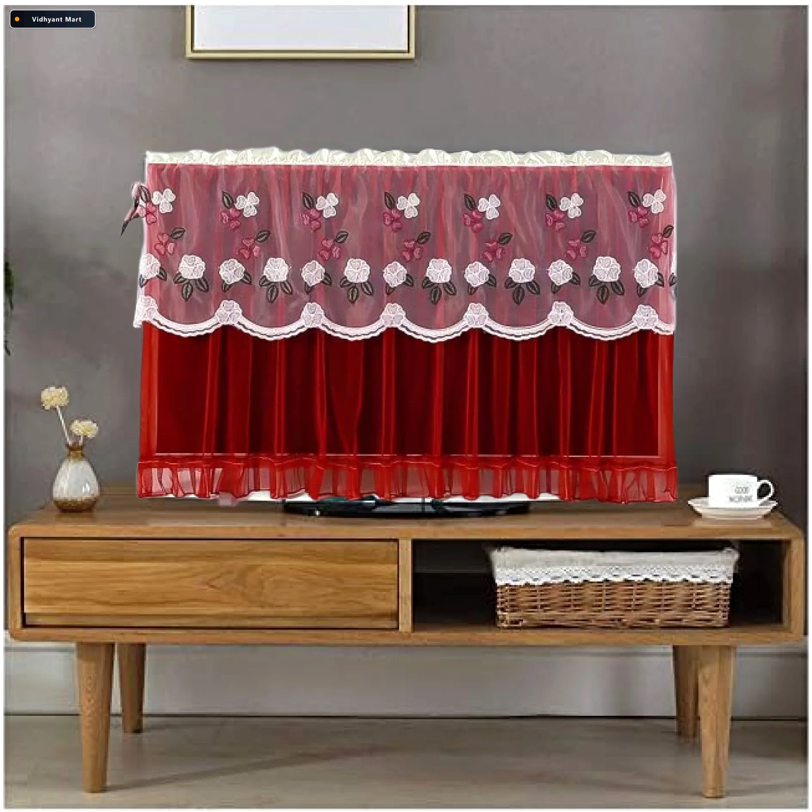 Vidhyant Mart Dustproof Tv Cover 42 Inch Elastic Antistatic Prot 2