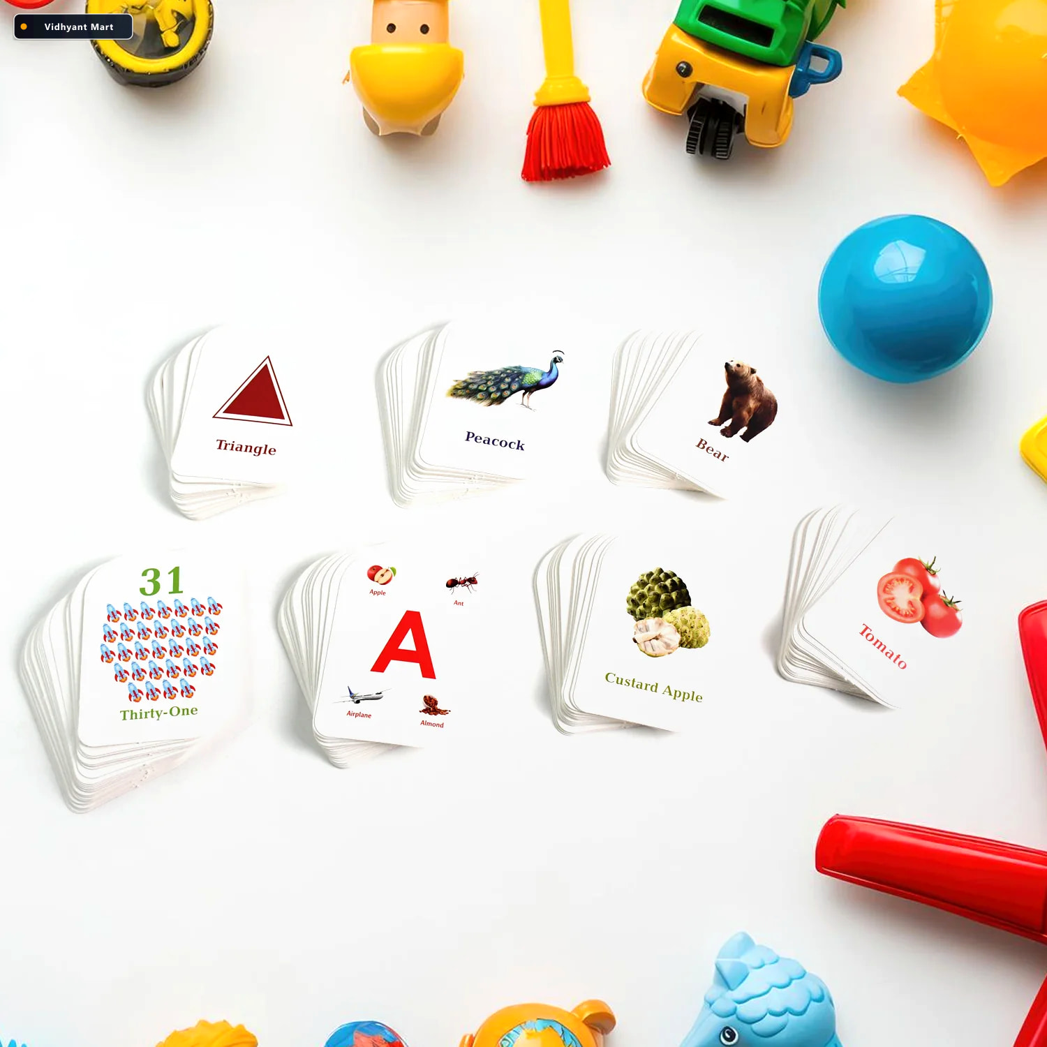 Vidhyant Mart Early Learner Flashcard Set 224 Durable Educationa 3
