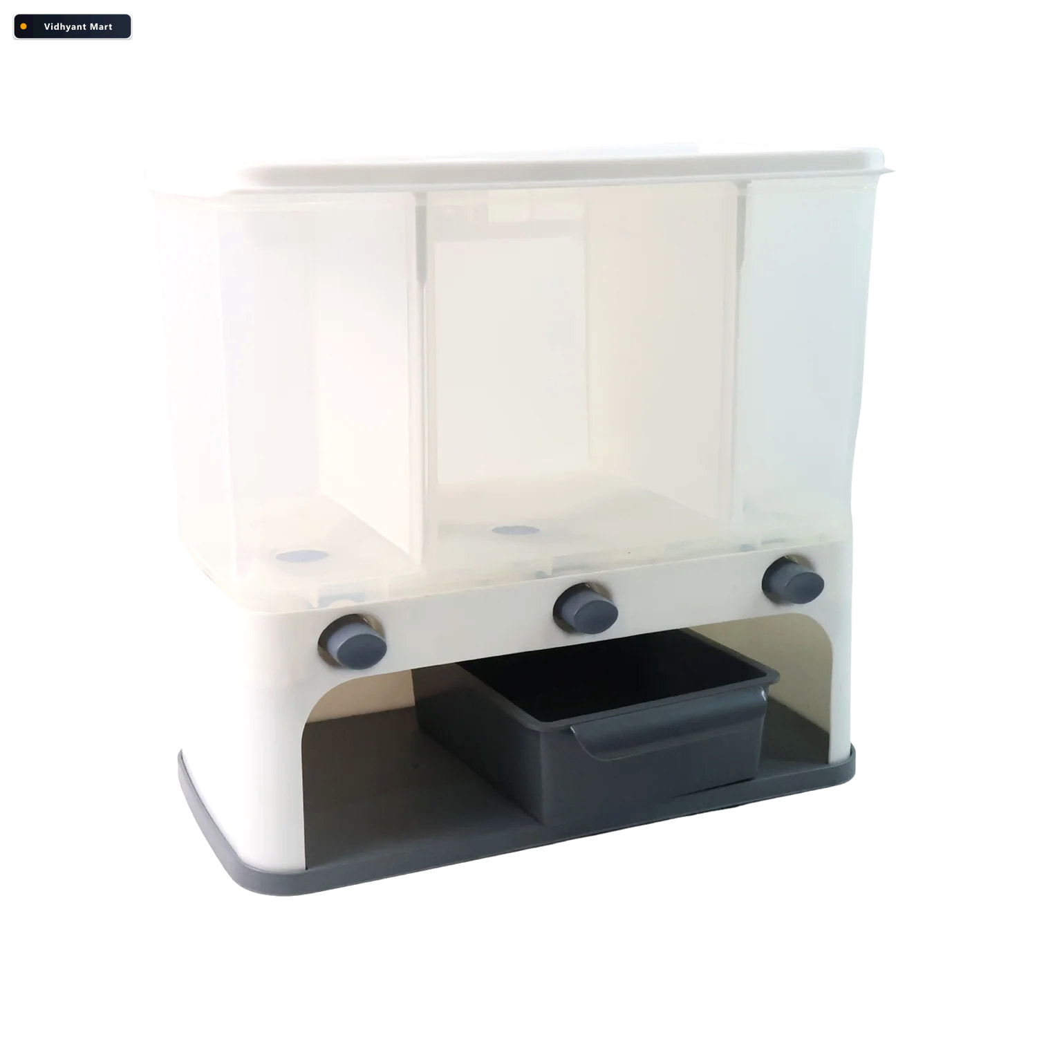 Vidhyant Mart Easy Flow Cereal Dispenser 3 In 1 Wall Mount Stora 4