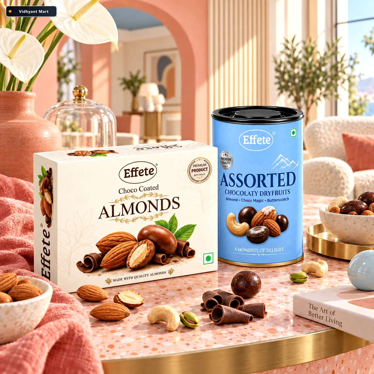 Vidhyant Mart Effete Choco Coated Almonds With Assorted Chocolat 2