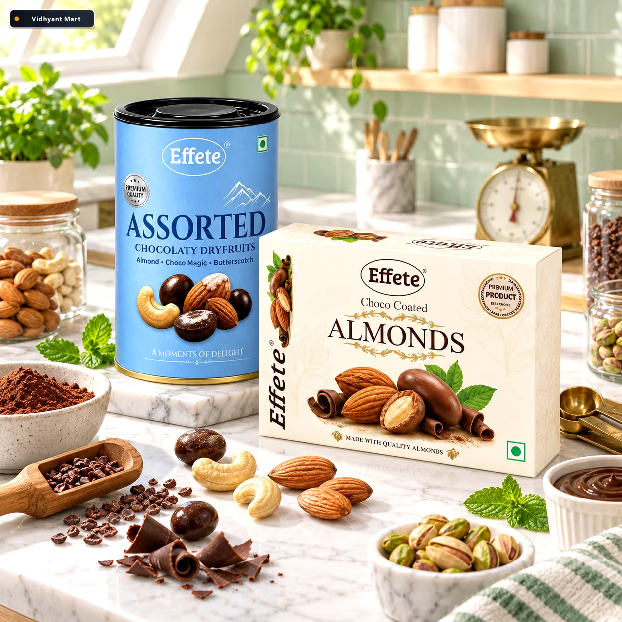 Vidhyant Mart Effete Choco Coated Almonds With Assorted Chocolat 3