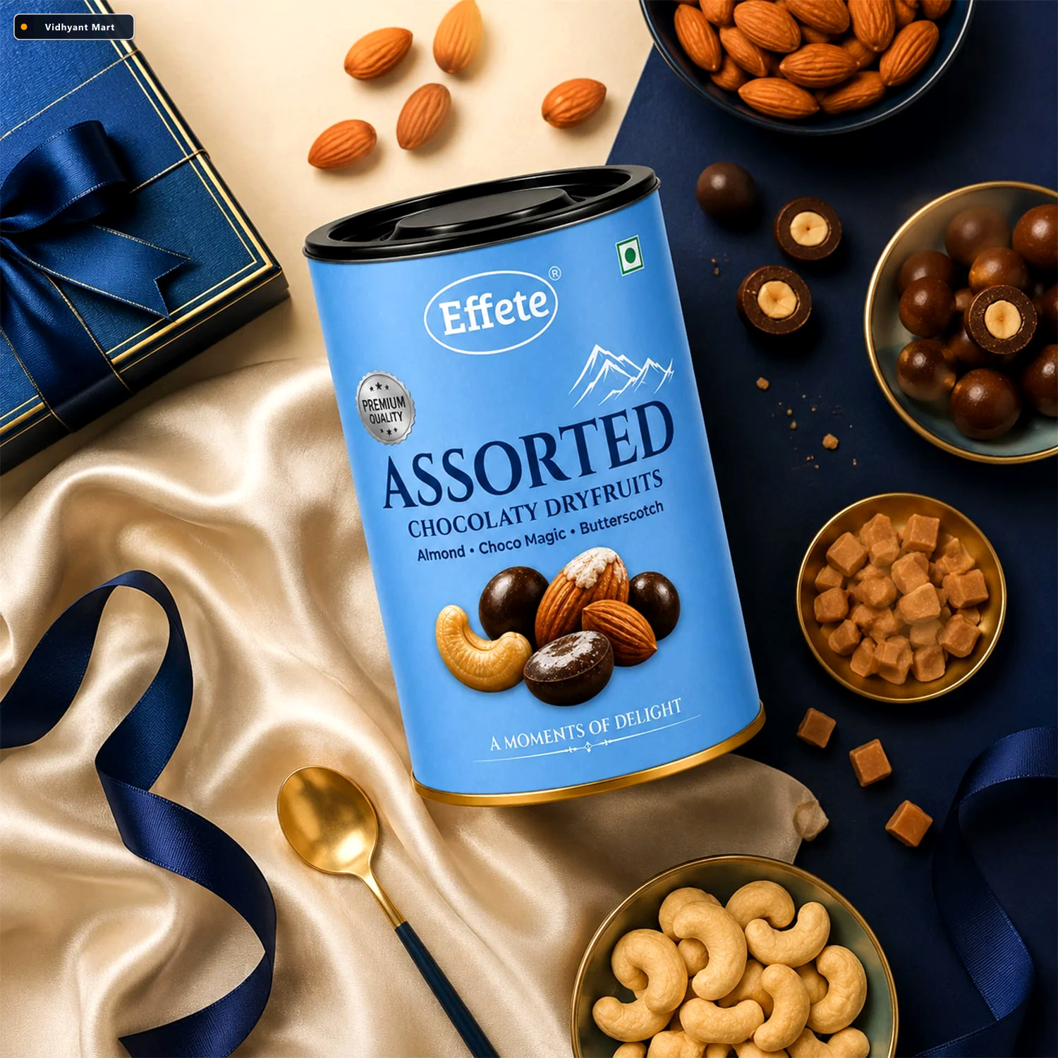 Vidhyant Mart Effete Choco Coated Almonds With Assorted Chocolat 4