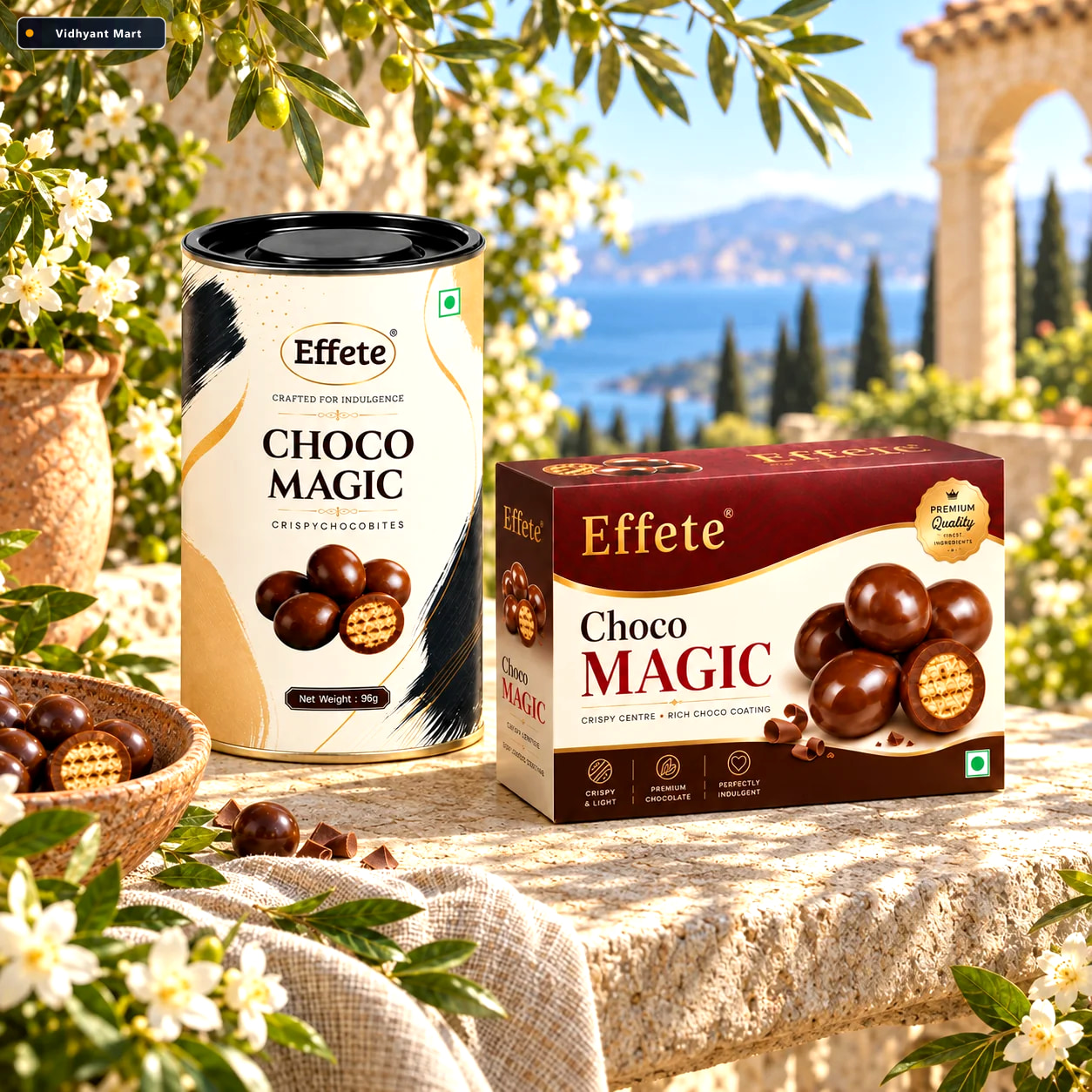 Vidhyant Mart Effete Choco Magic Crispy Choco Bites Double Pack 2