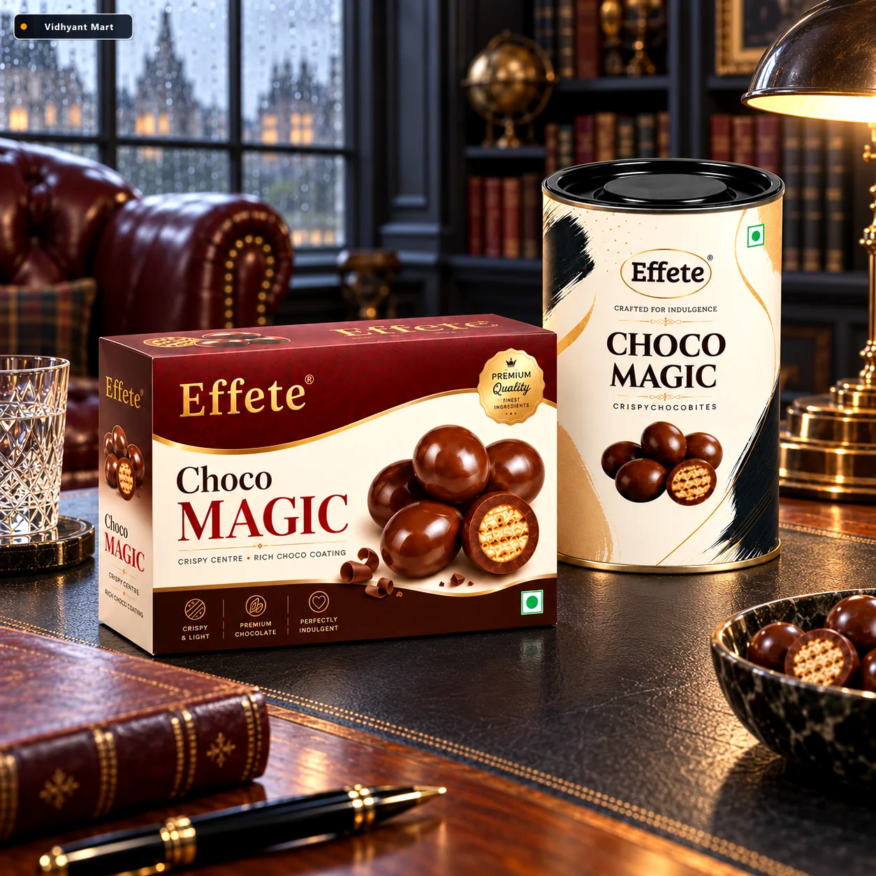 Vidhyant Mart Effete Choco Magic Crispy Choco Bites Double Pack 4