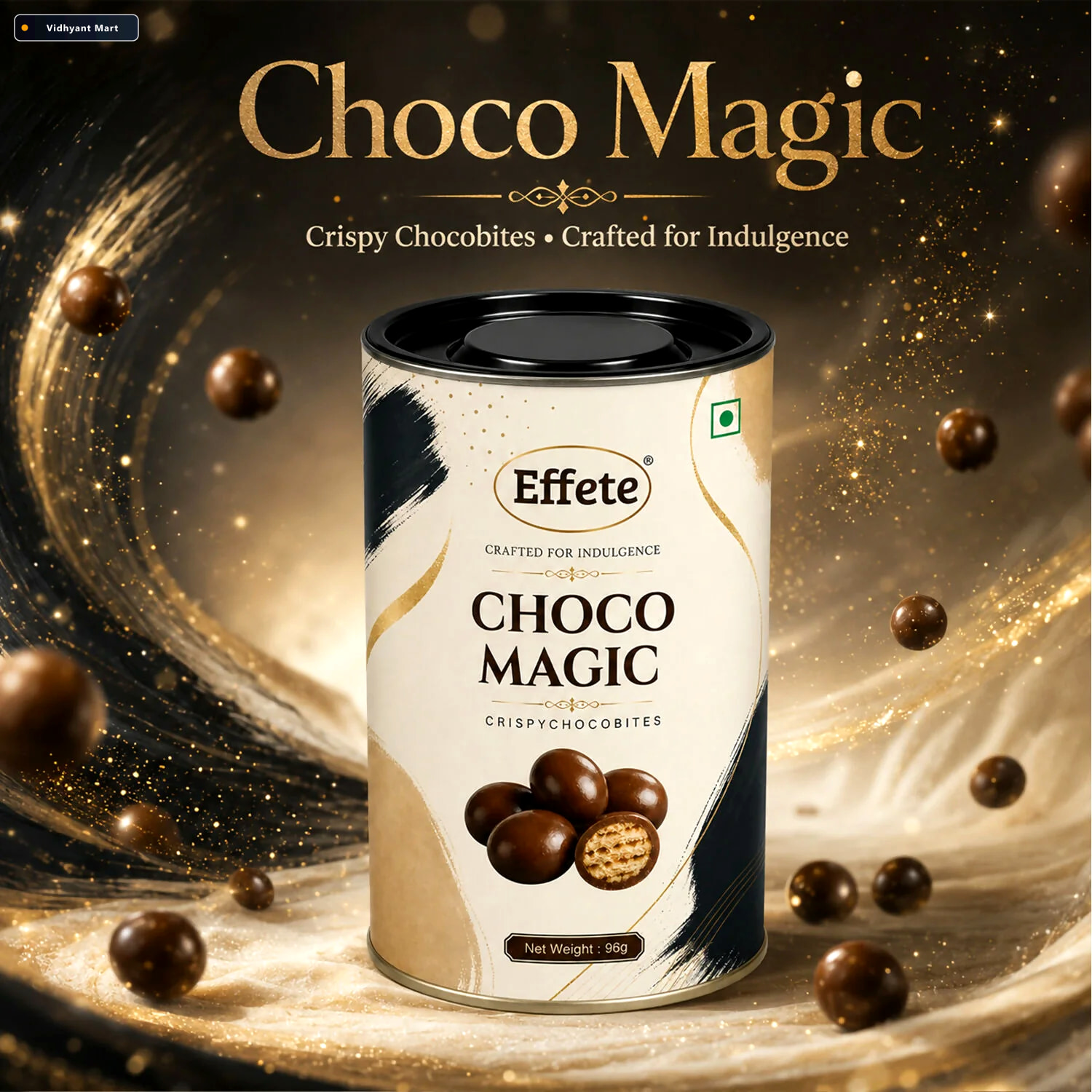 Vidhyant Mart Effete Choco Magic Crispy Chocobites 96 Gm 1