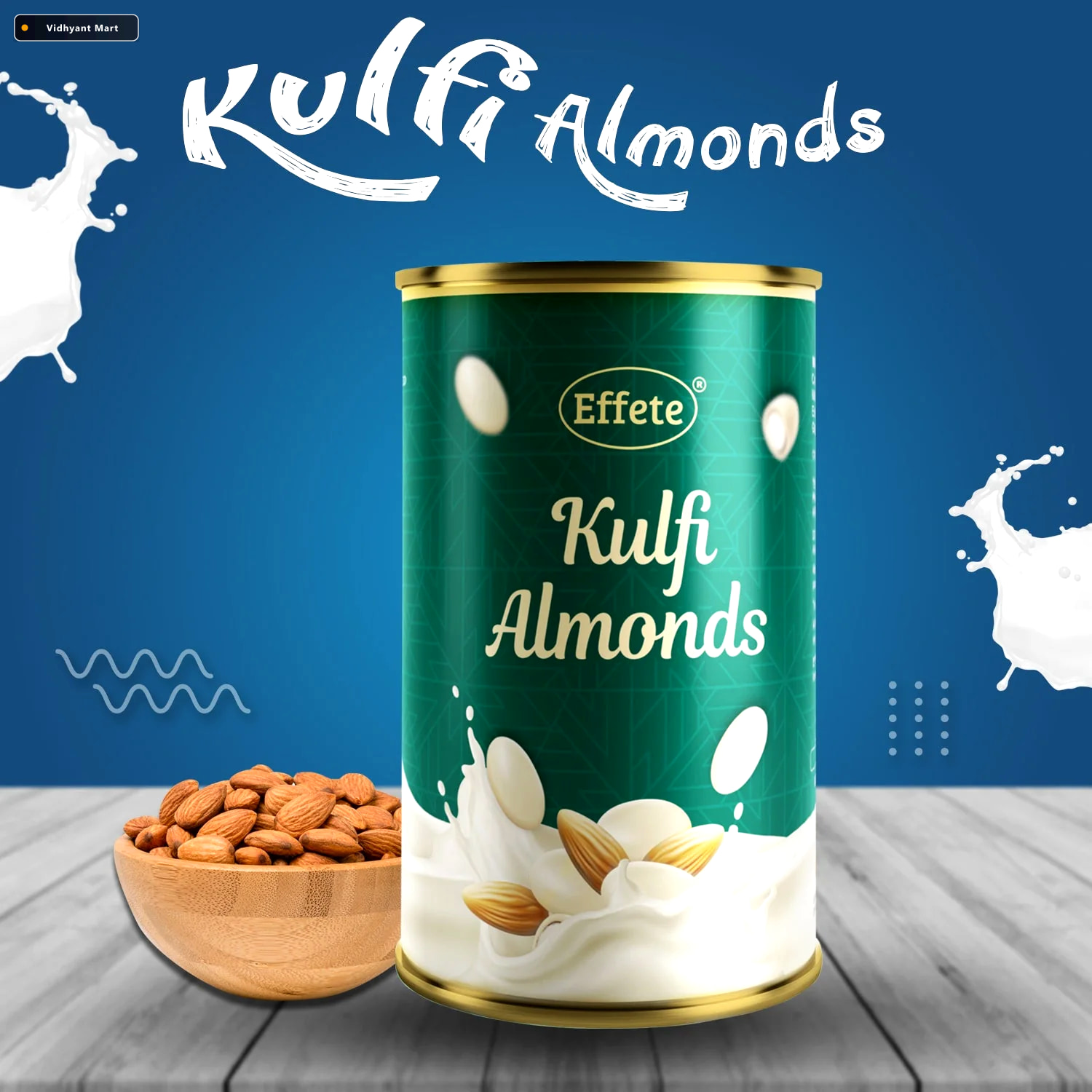 Vidhyant Mart Effete Kulfi Flavoured Almonds With Choco Coated B 5