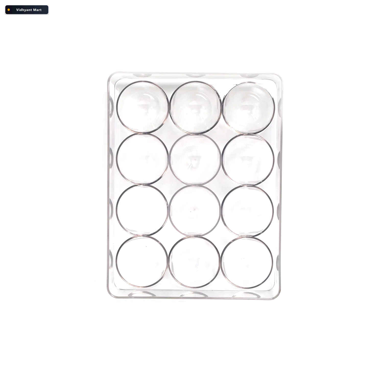 Vidhyant Mart Egg Storage Box 12 Cavity Refrigerator Organiser O 4