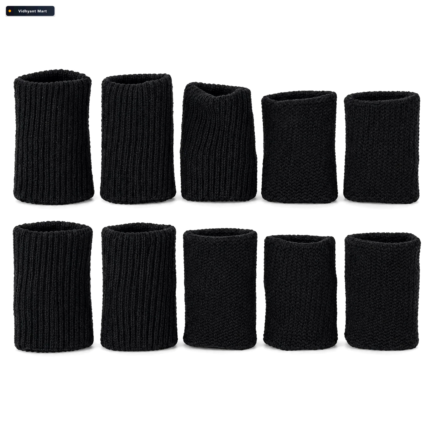 Vidhyant Mart Elastic Finger Support Sleeves With Stretchable Kn 4