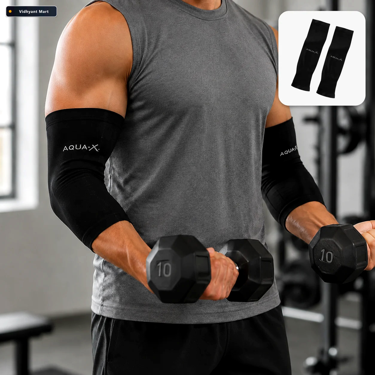 Vidhyant Mart Elbow Support Compression Sleeves Stretchable Comf 1