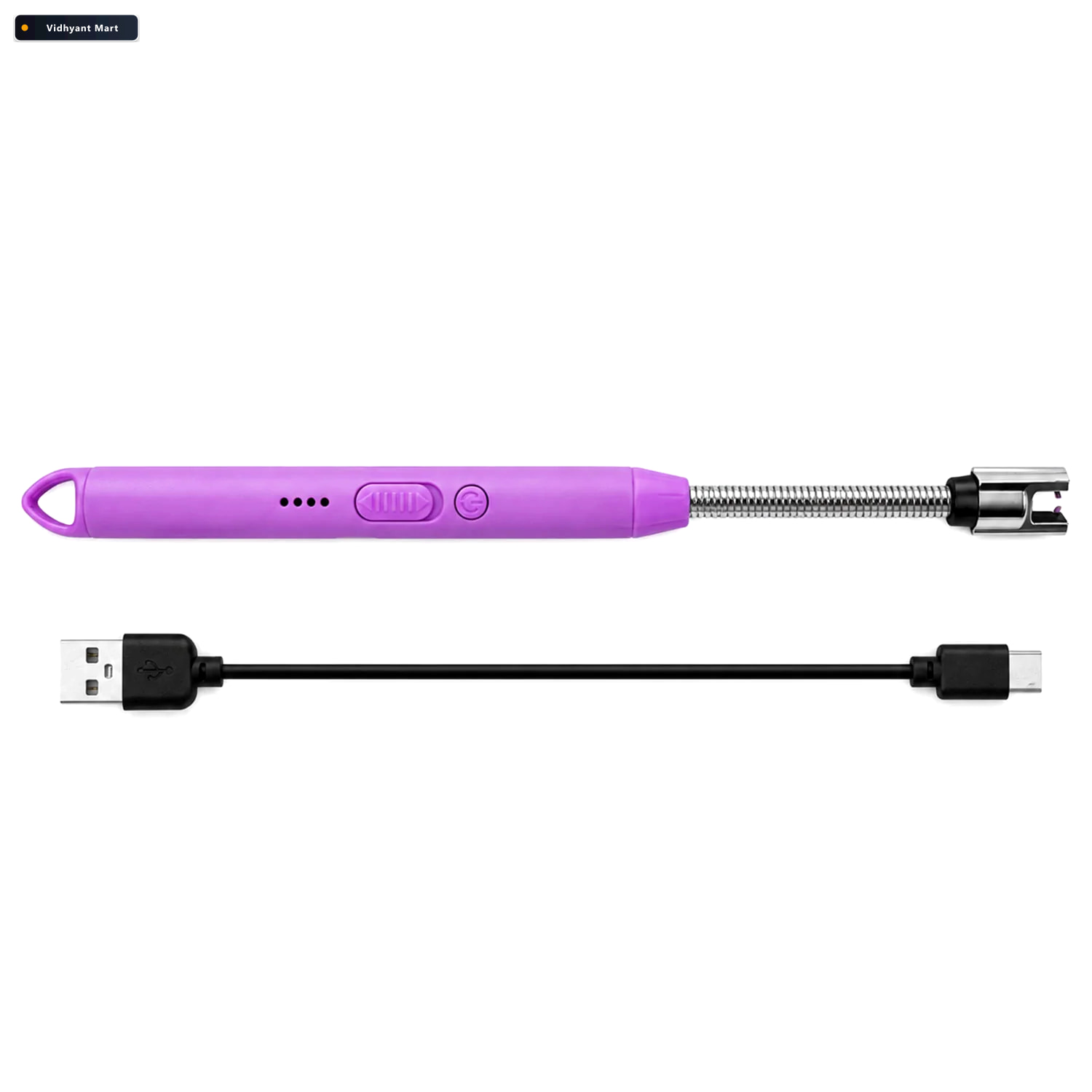 Vidhyant Mart Electric Arc Lighter Usb Rechargeable With 360 Fle 4