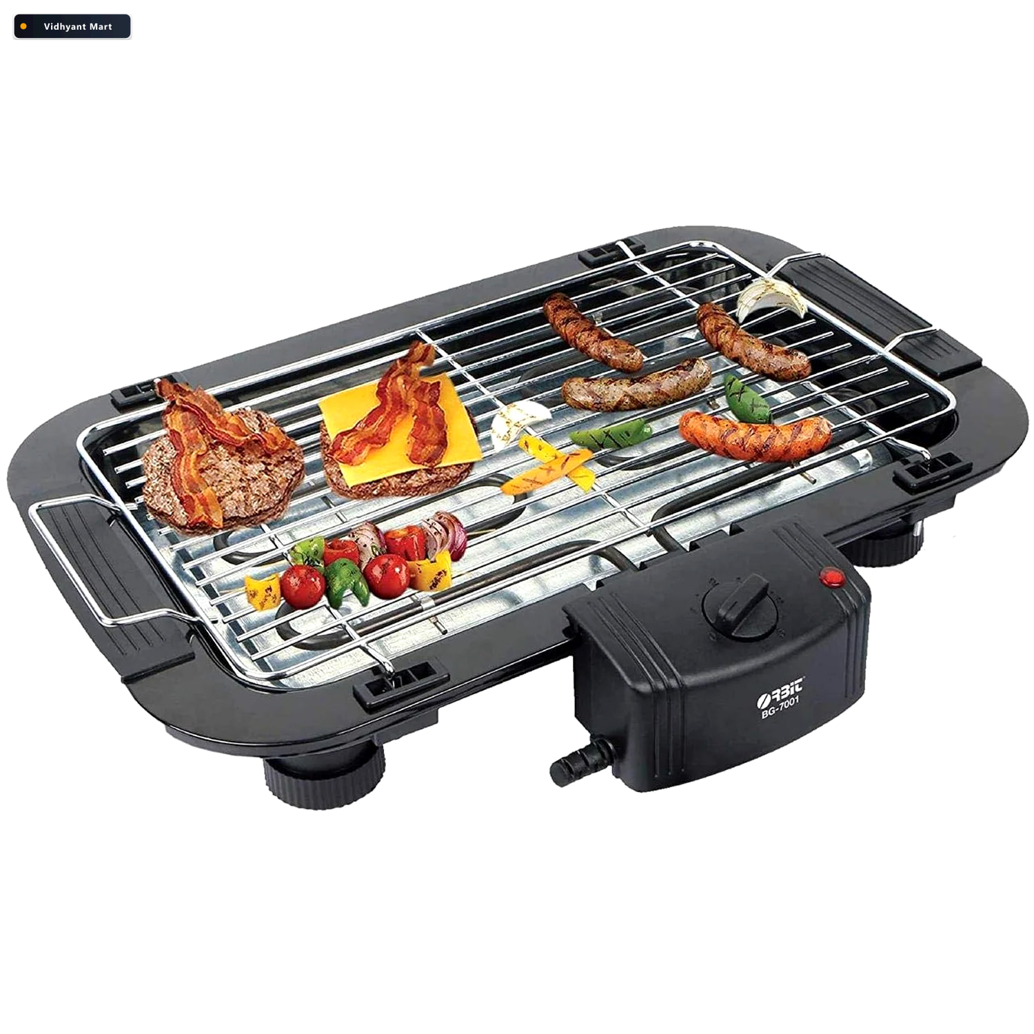 Vidhyant Mart Electric Barbecue Grill 2000w Indoor Outdoor Bbq C 4