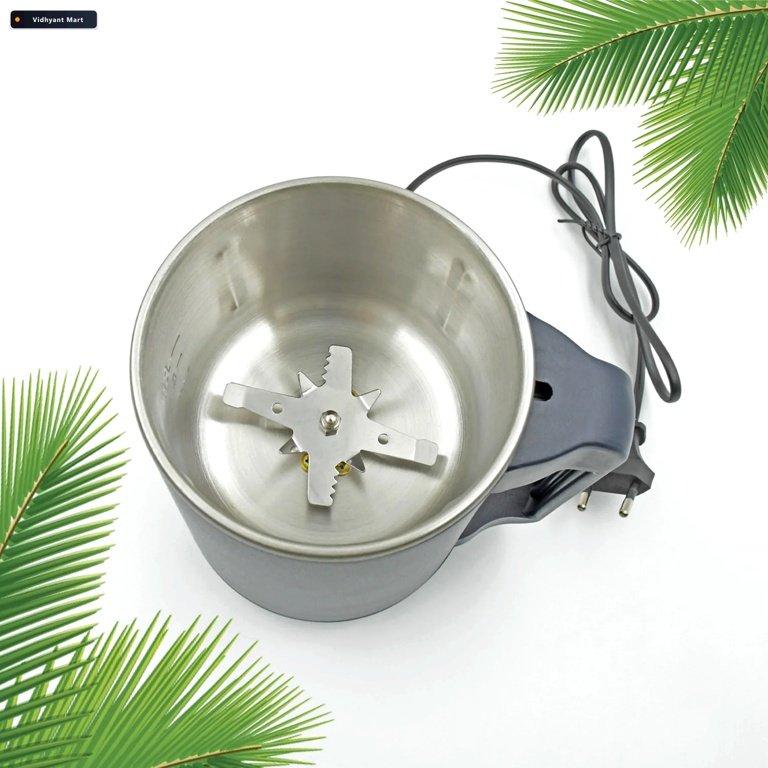 Vidhyant Mart Electric Coffee Spice Grinder 300w Fine Powder Mak 4