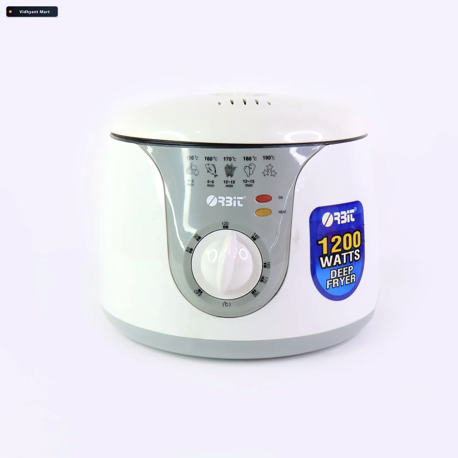 Vidhyant Mart Electric Deep Fryer 1200w Adjustable Temp For Cris 4