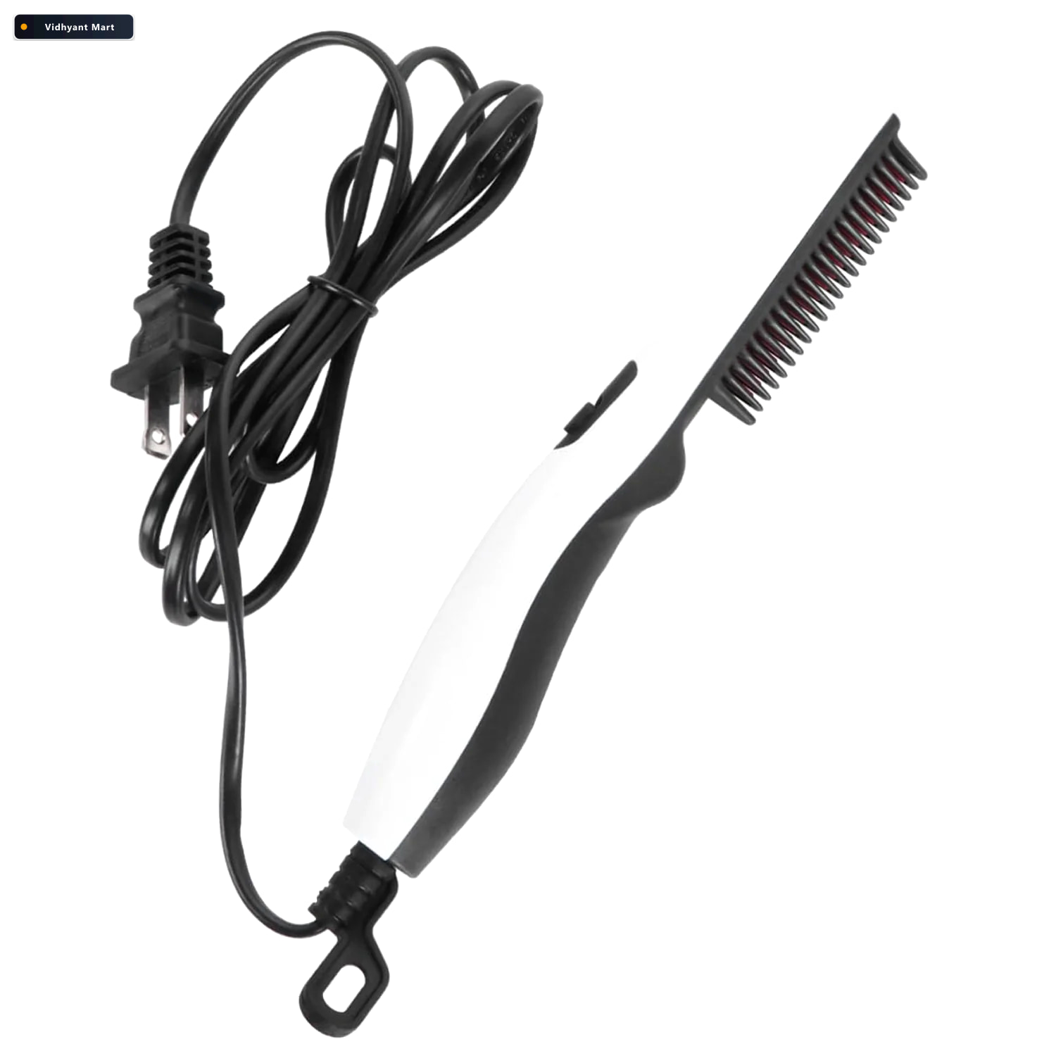 Vidhyant Mart Electric Hair Straightening Comb Portable Safe Sty 4