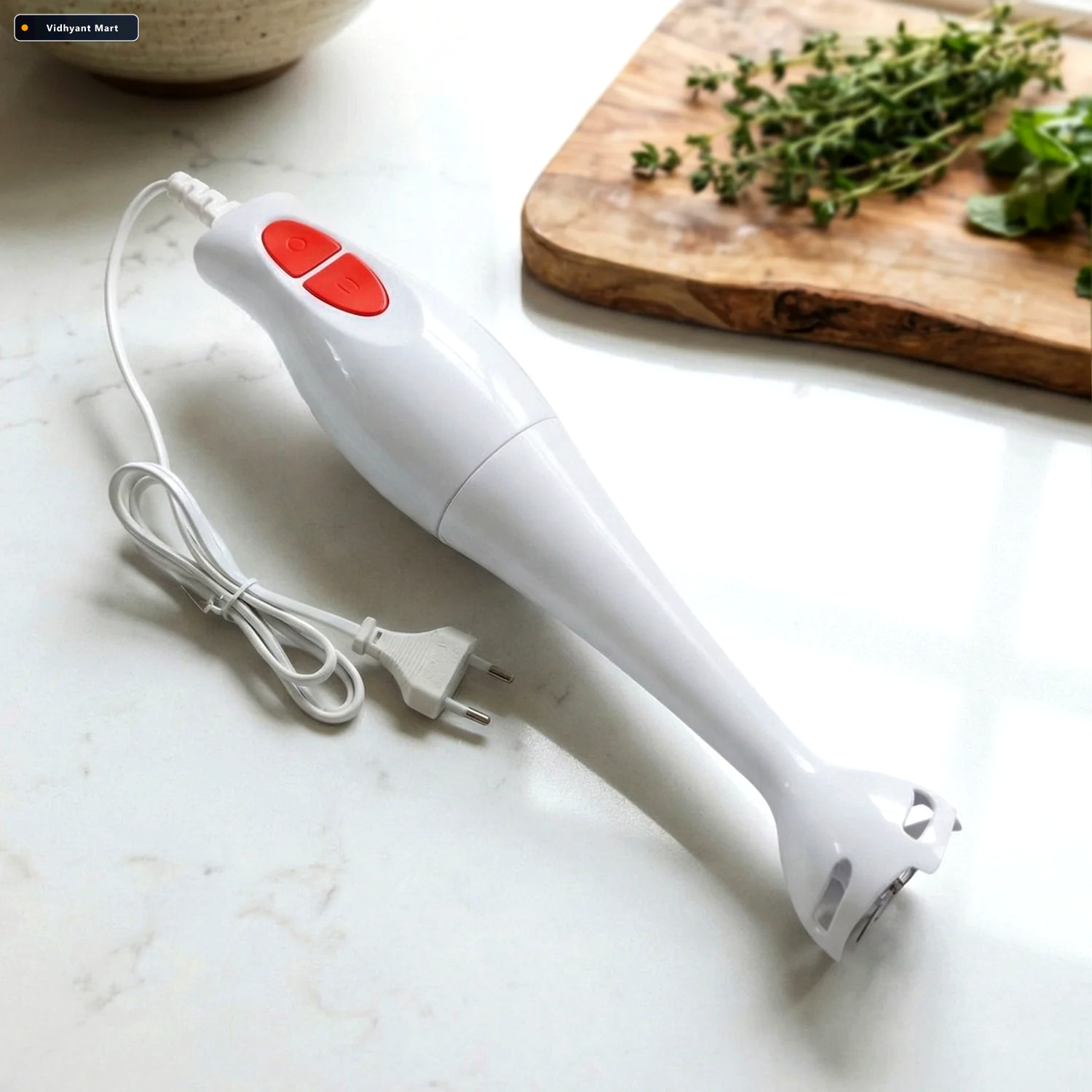 Vidhyant Mart Electric Hand Blender Stick Stainless Steel Blades 3