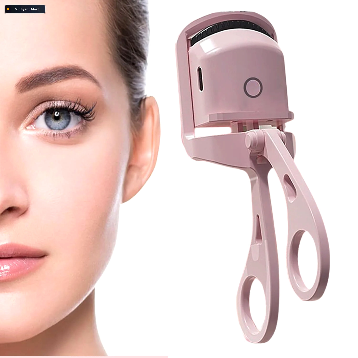 Vidhyant Mart Electric Heated Eyelash Curler Usb Rechargeable Be 3