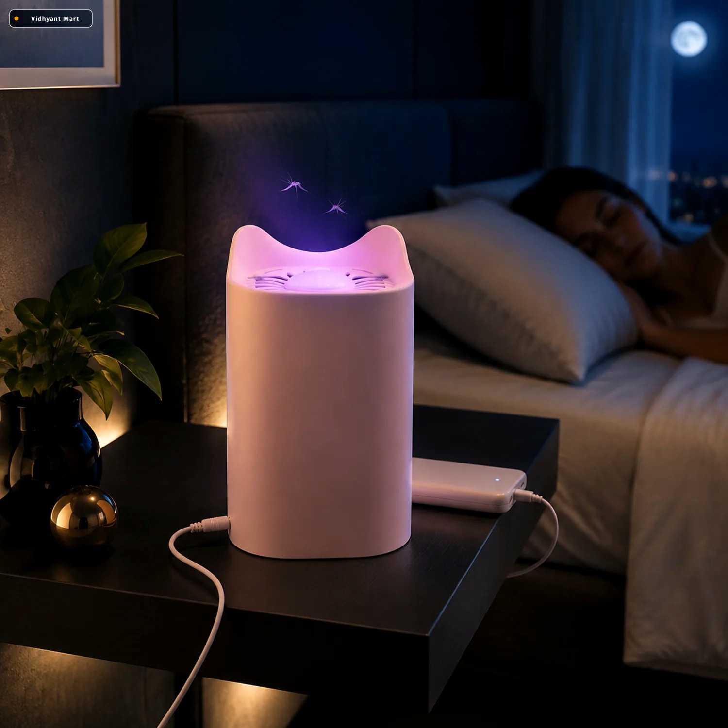Vidhyant Mart Electric Mosquito Killer Lamp For Home Usb Cat Sha 1