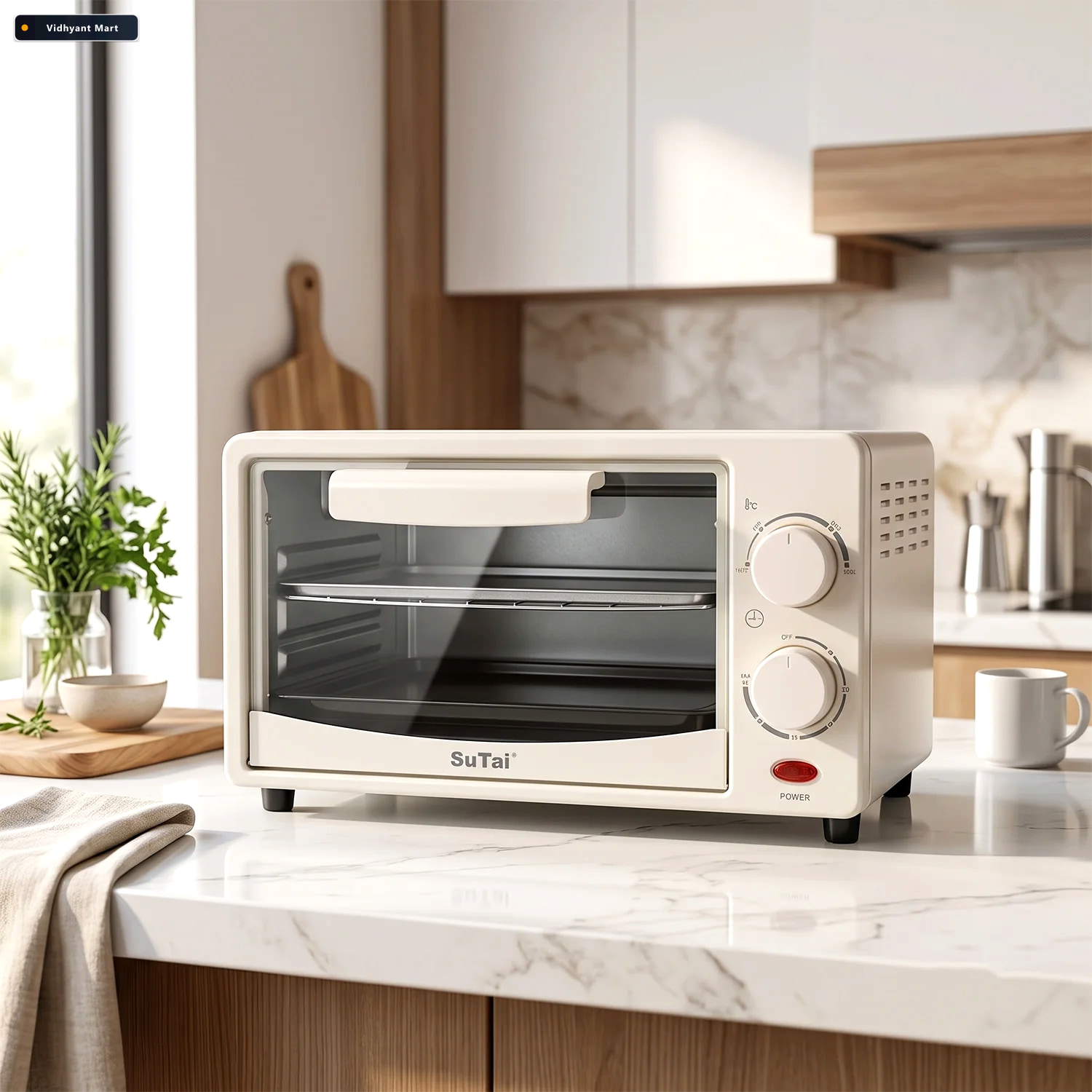 Vidhyant Mart Electric Oven 12 Litre 600w Mini Otg Oven Toaster 2