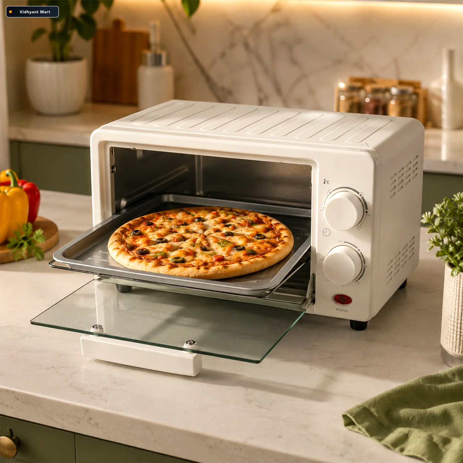 Vidhyant Mart Electric Oven 12 Litre 600w Mini Otg Oven Toaster 3
