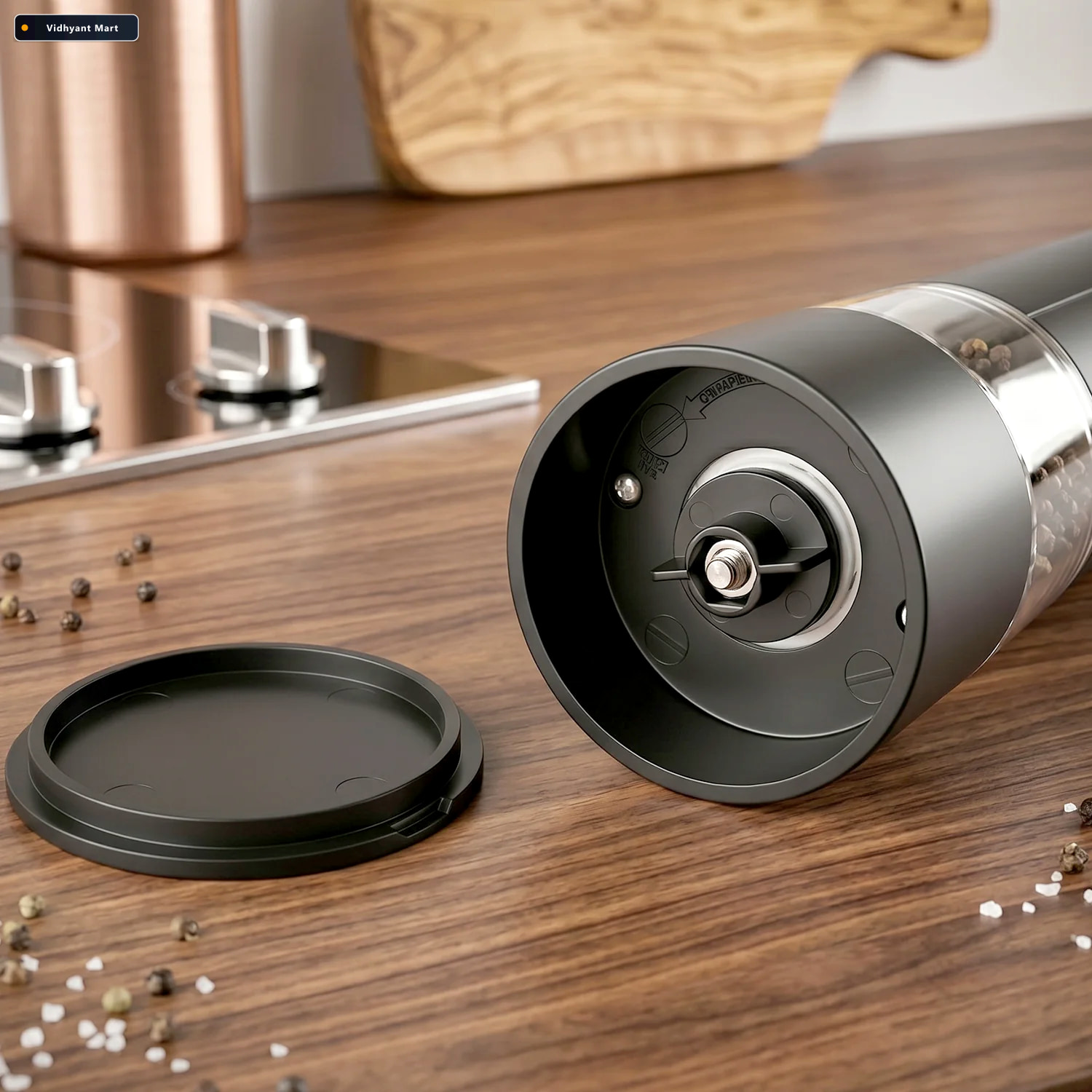 Vidhyant Mart Electric Pepper Grinder Usb Rechargeable One Touch 2